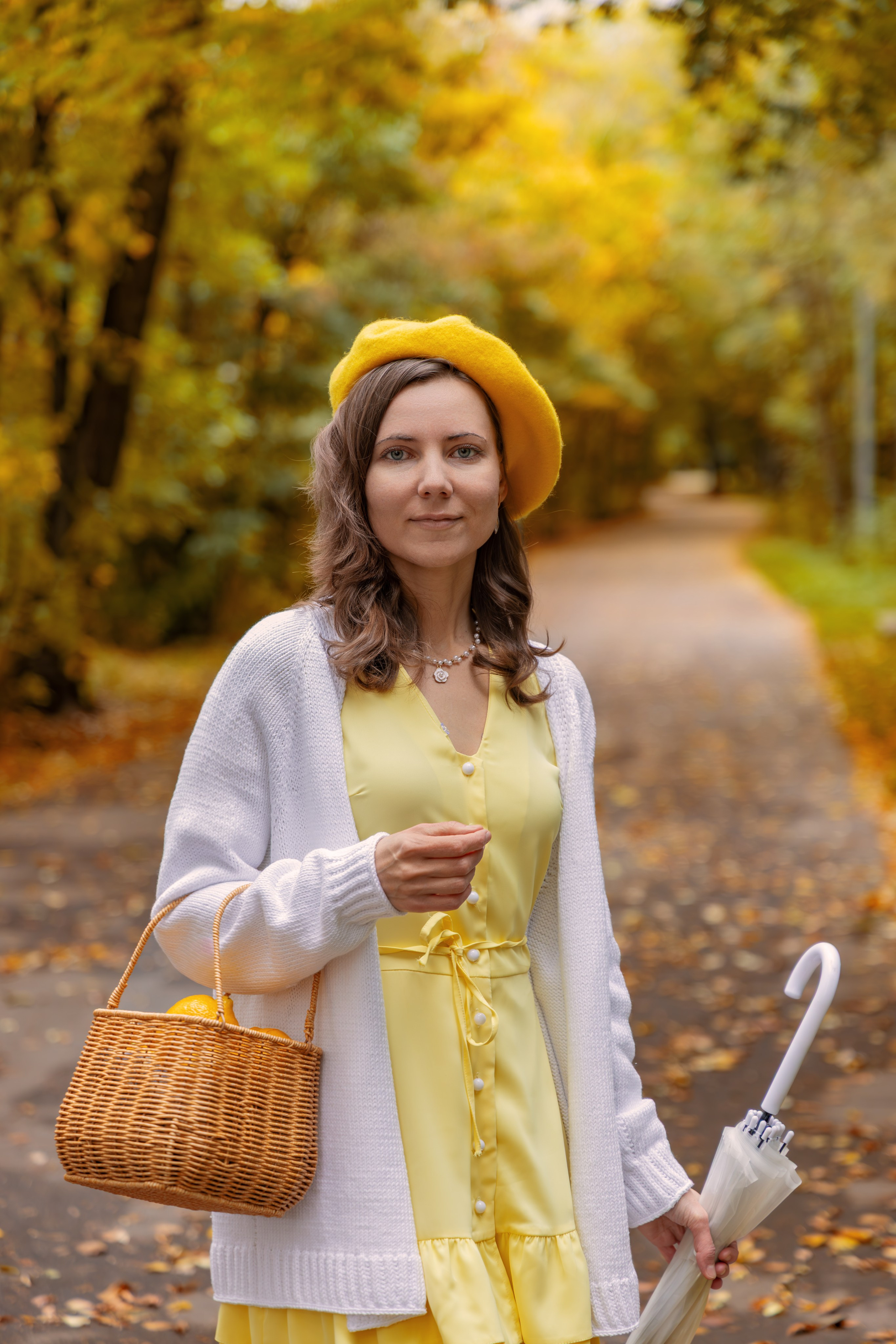 Жёлтая осень и ретро-велосипед. Репортажный, семейный и студийный фотограф в Москве Демин Алексей