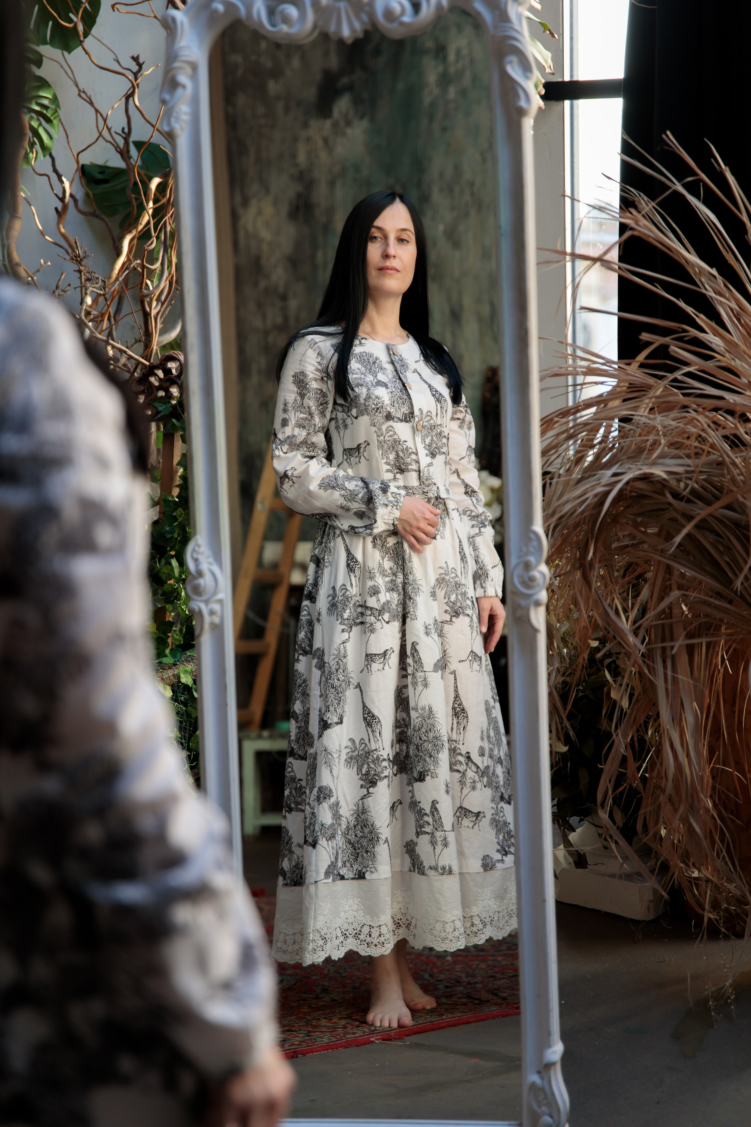 Ольга. Оранжерея. Фотограф в Москве Надуева Татьяна. Женский портрет, детский портрет, с