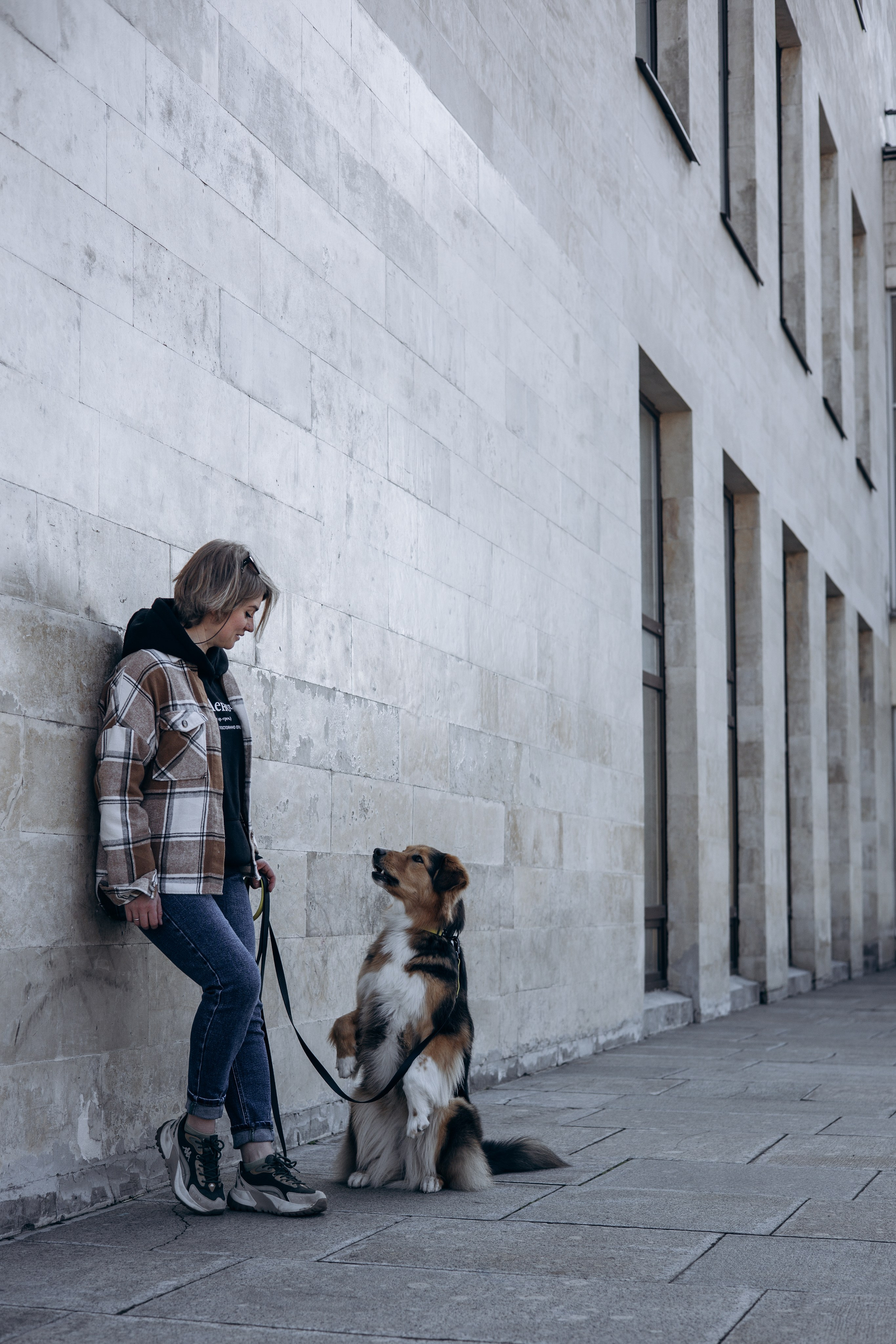 Елена и Вега. Фотограф животных Евгения Верцинская