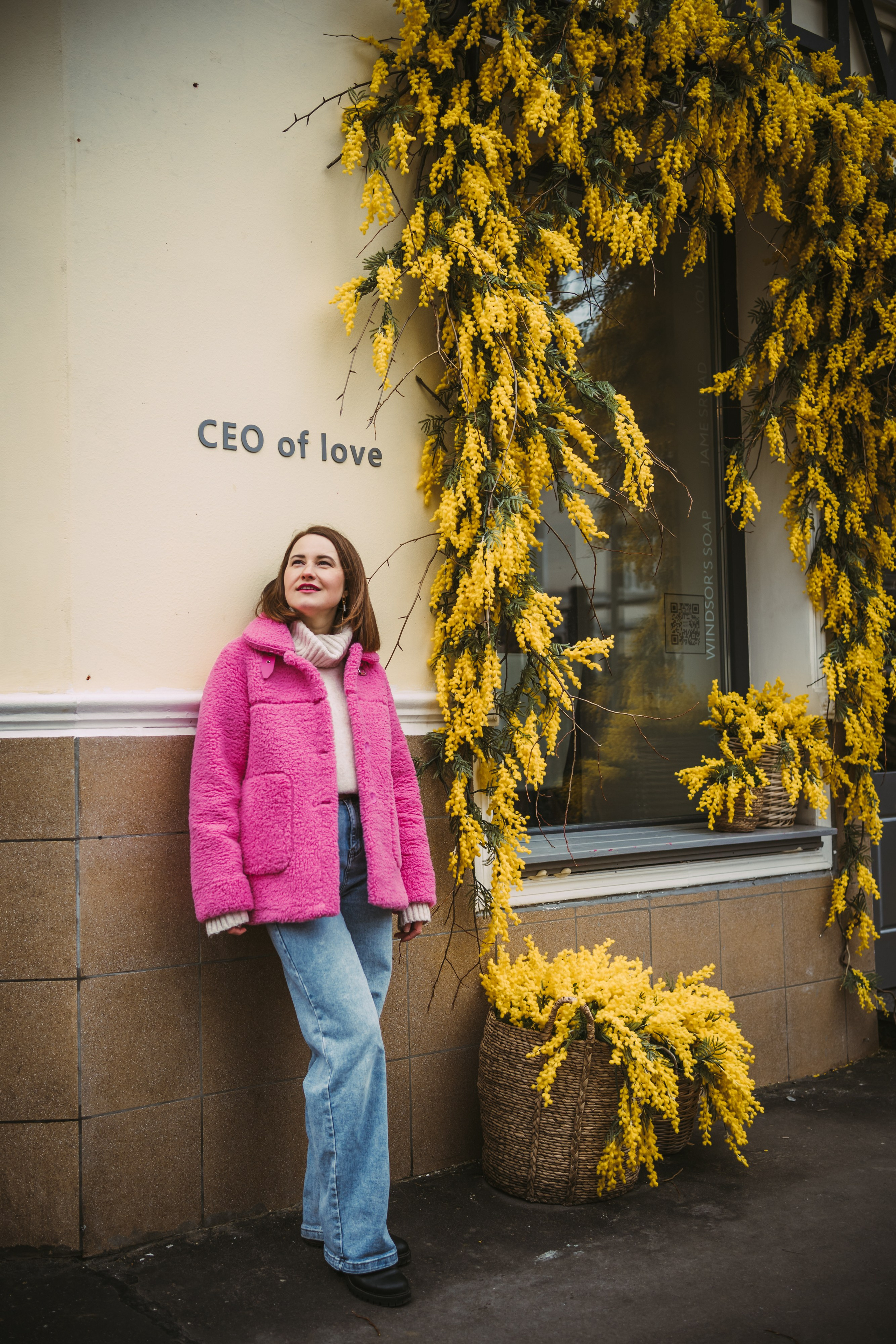 Фотосессия с мимозой. Женский фотограф в Москве Кристина Чечина