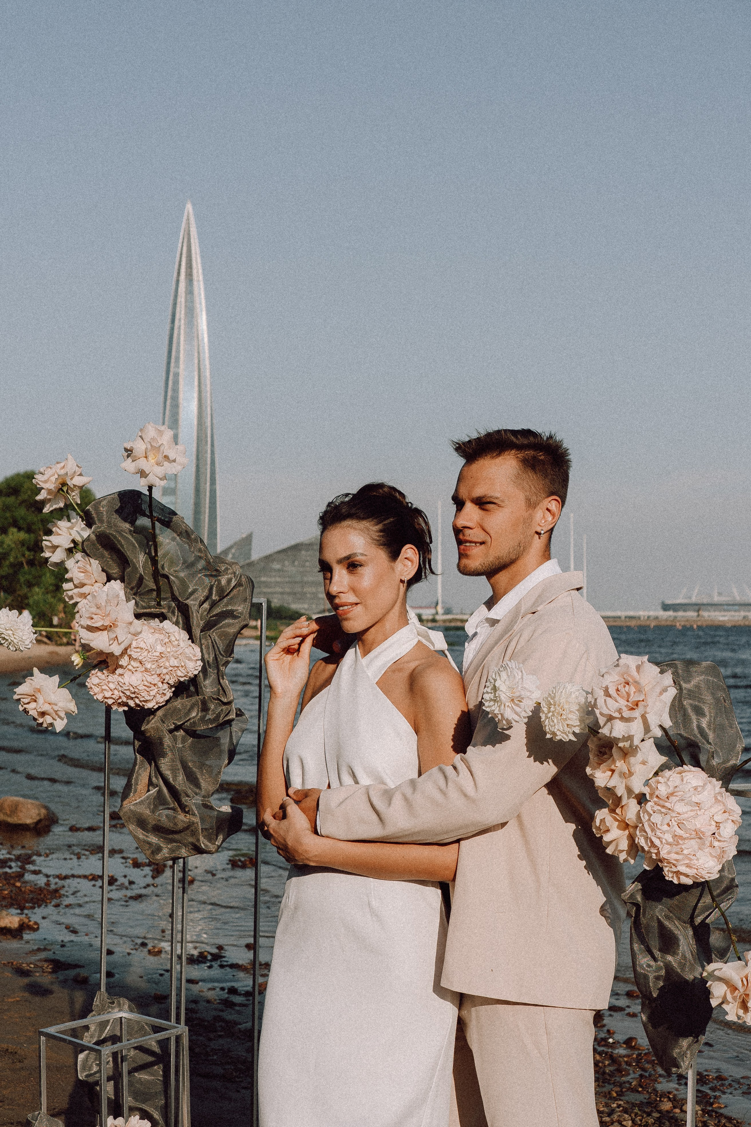 СВАДЕБНАЯ ФОТОСЕССИЯ ВЫЕЗДНОЙ ЦЕРЕМОНИИ (ФИНСКИЙ ЗАЛИВ). Профессиональный фотограф, Санкт-Петербург — Виктория Богомолова