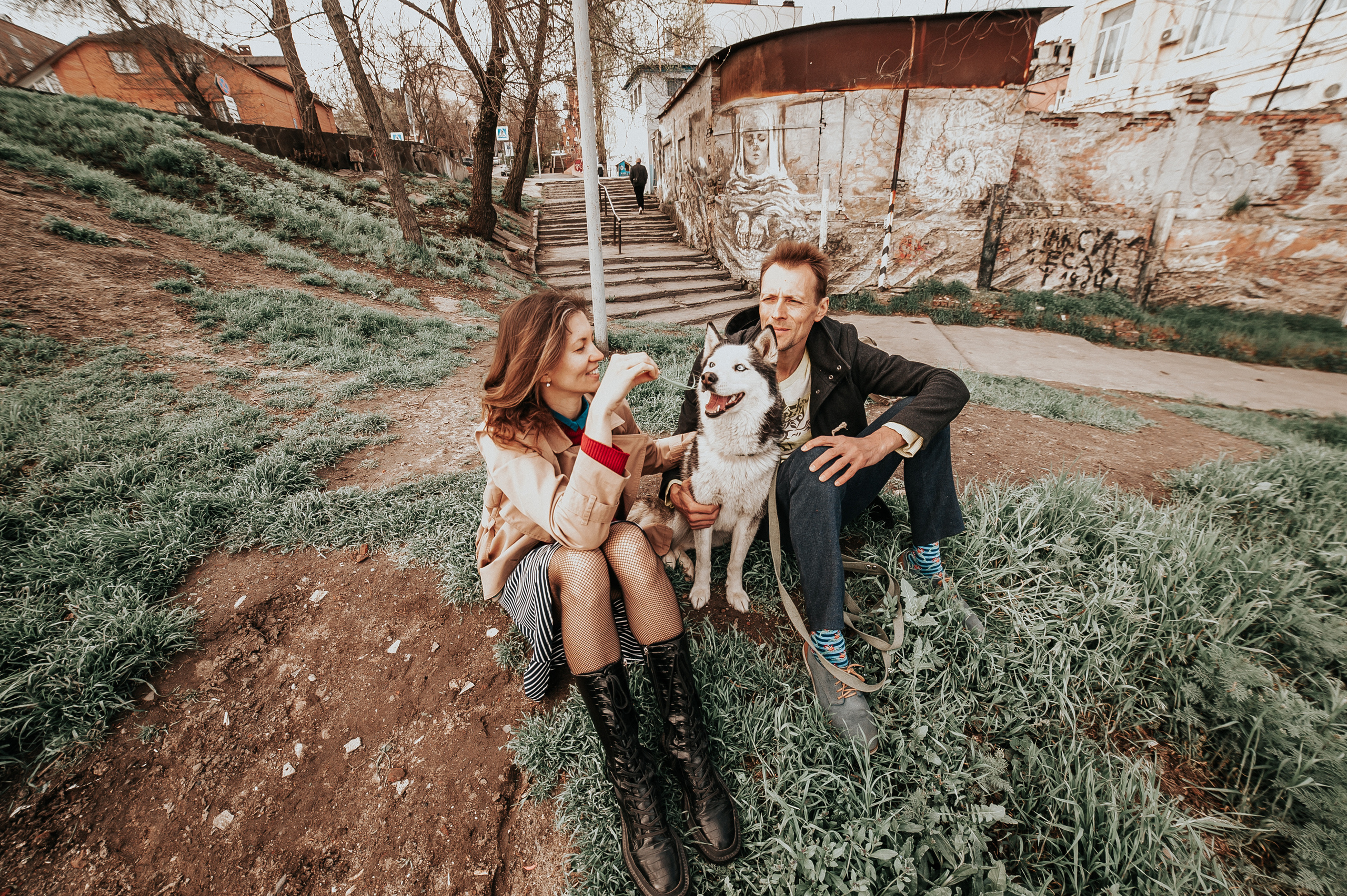 Тим, Марина и Тайга. Свадебный и семейный фотограф в Ростове-на-Дону Алина Астахова