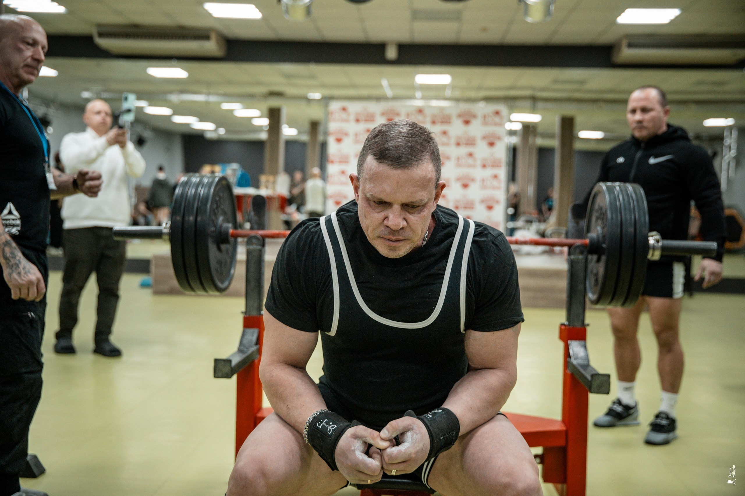 Турнир по жиму лёжа. Портретный фотограф Денис Милютин