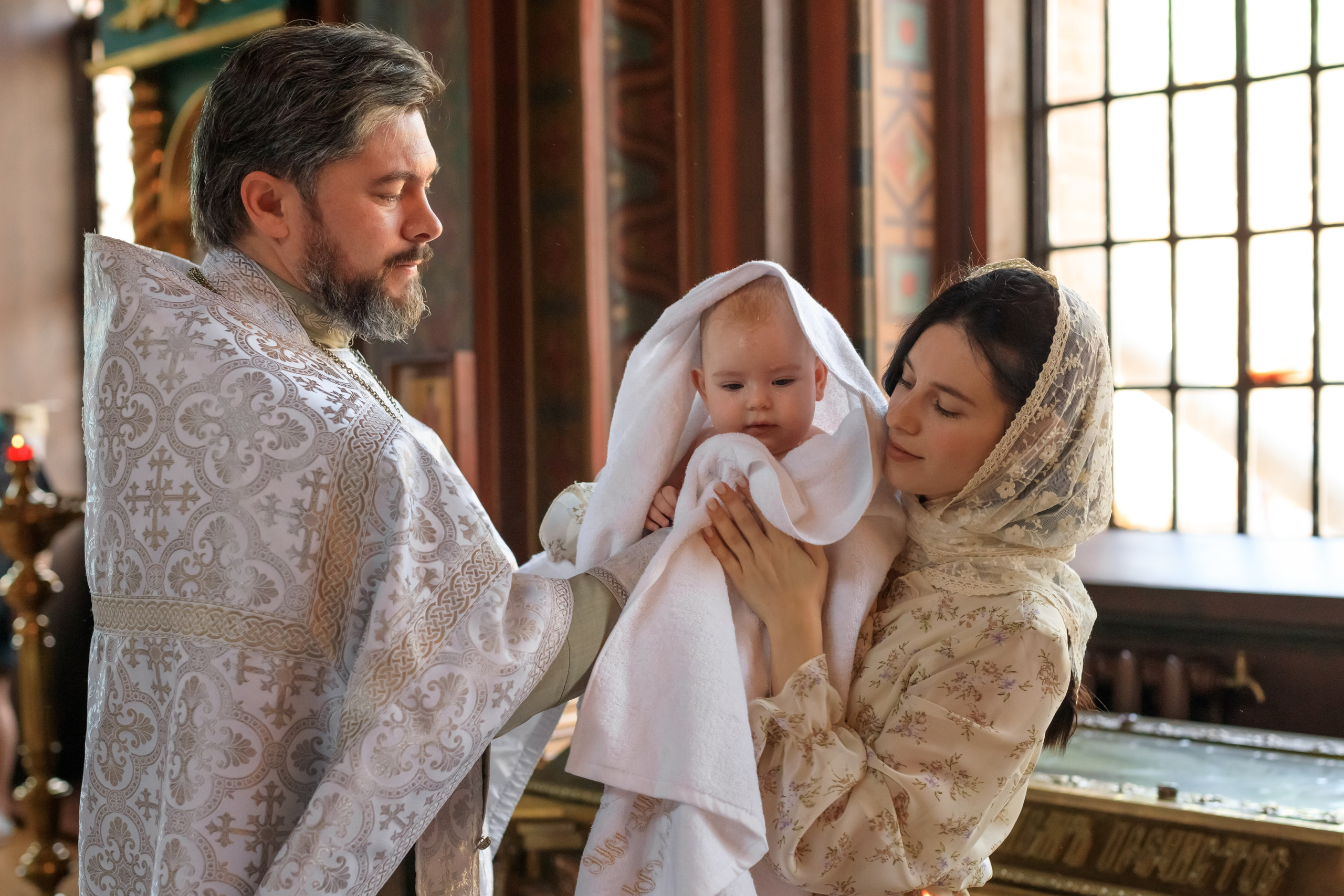 Крещение Алисы. Семейный и детский фотограф в Краснодаре Элона Литвинова