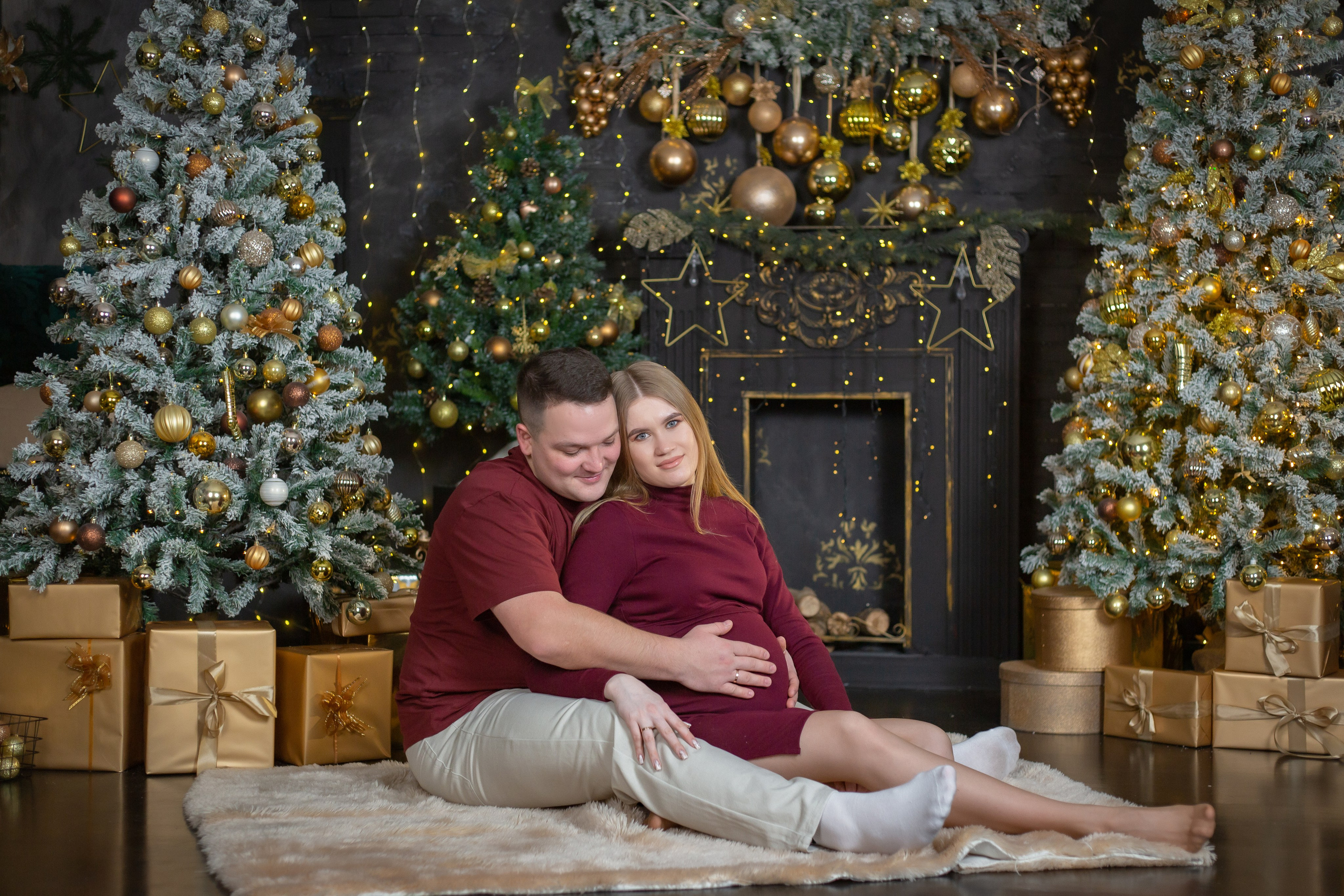 Новогодняя фотосессия в студии. Фотограф Татьяна Орлова