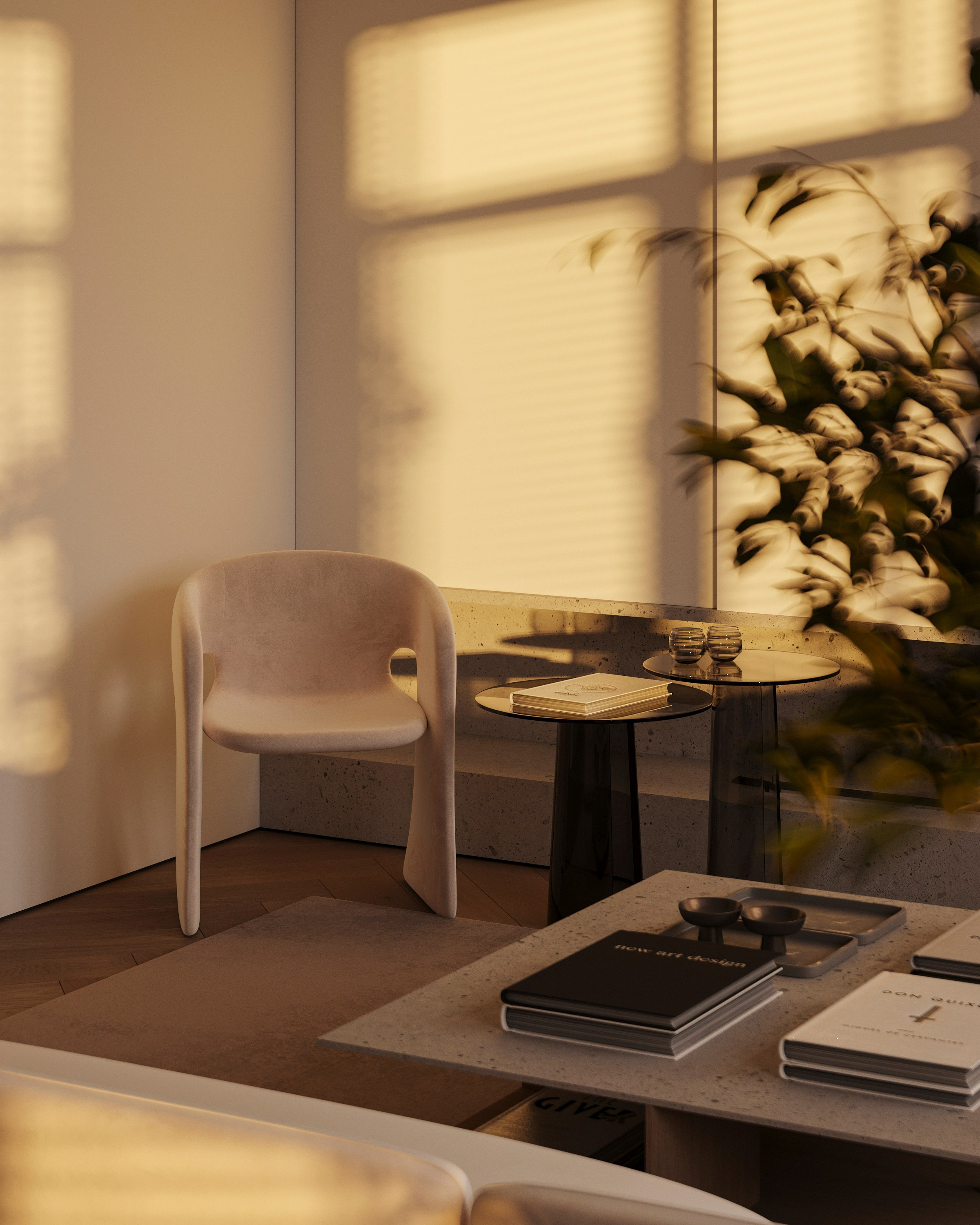 URBAN RETREAT | ANNE KIREEVA DESIGN. Interior Visualization by Valerie Stetyukevich