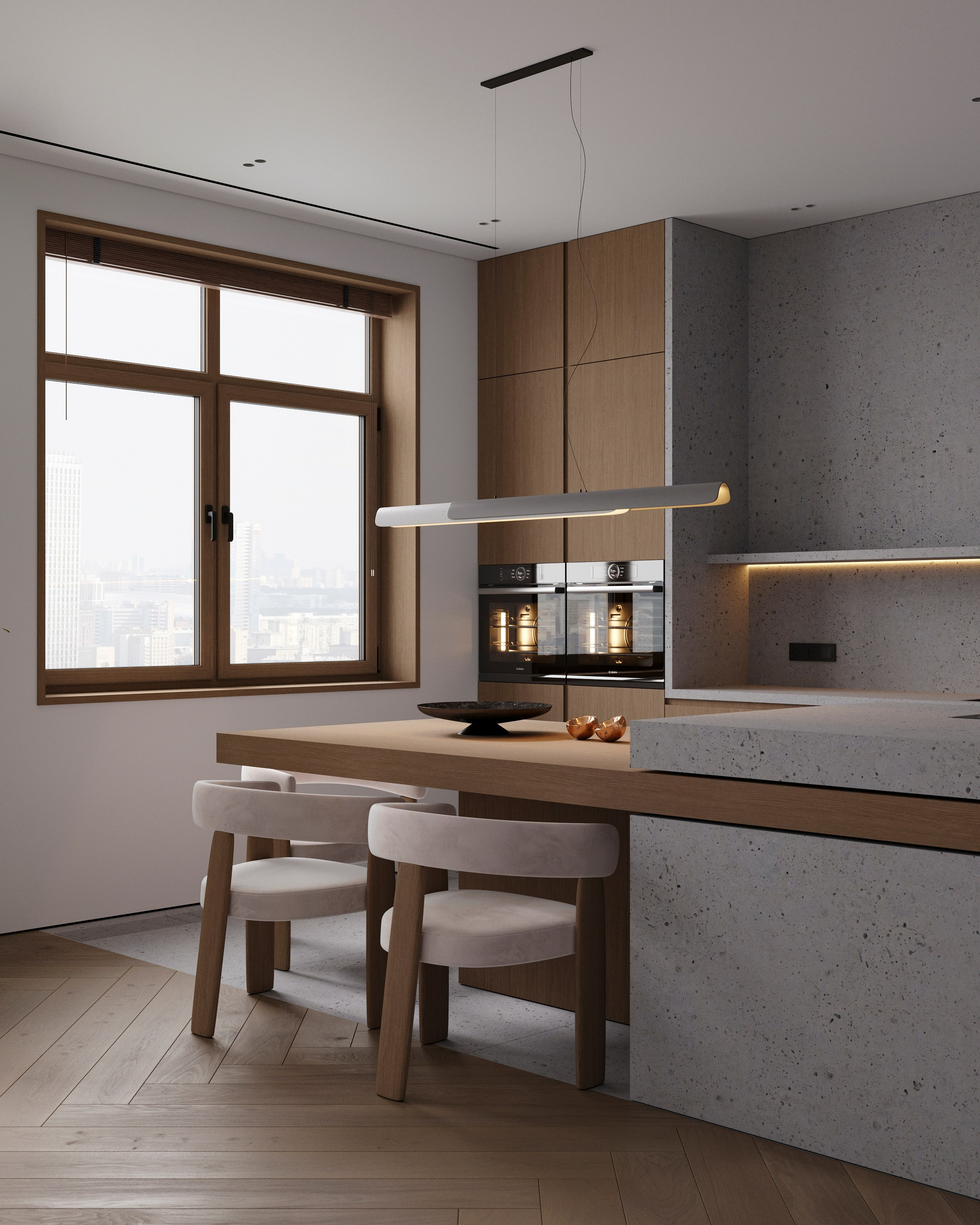 URBAN RETREAT | DESIGNER ANNE KIREEVA. Interior Visualization by Valerie Stetyukevich