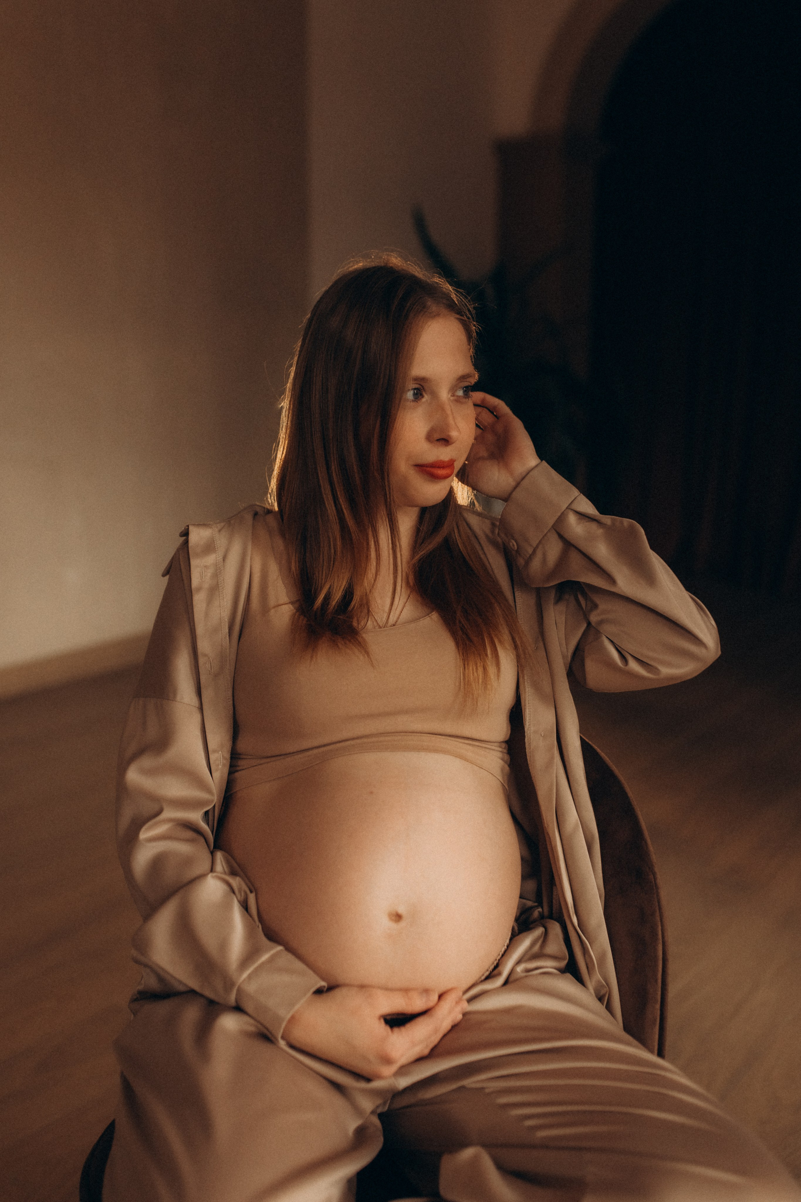 12.04 Илья и Даша. В ожидании чуда. Семейный и домашний фотограф Советский Югорск Екатерина Цыганок