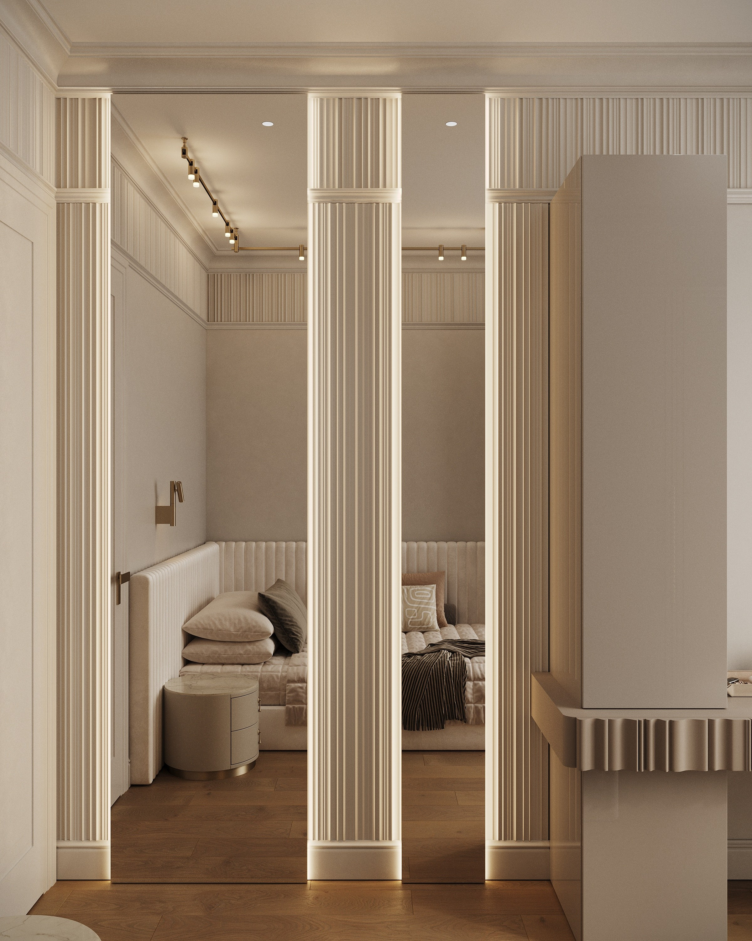 MSK | West Garden 105 м². 3d визуализатор Анастасия Науменко