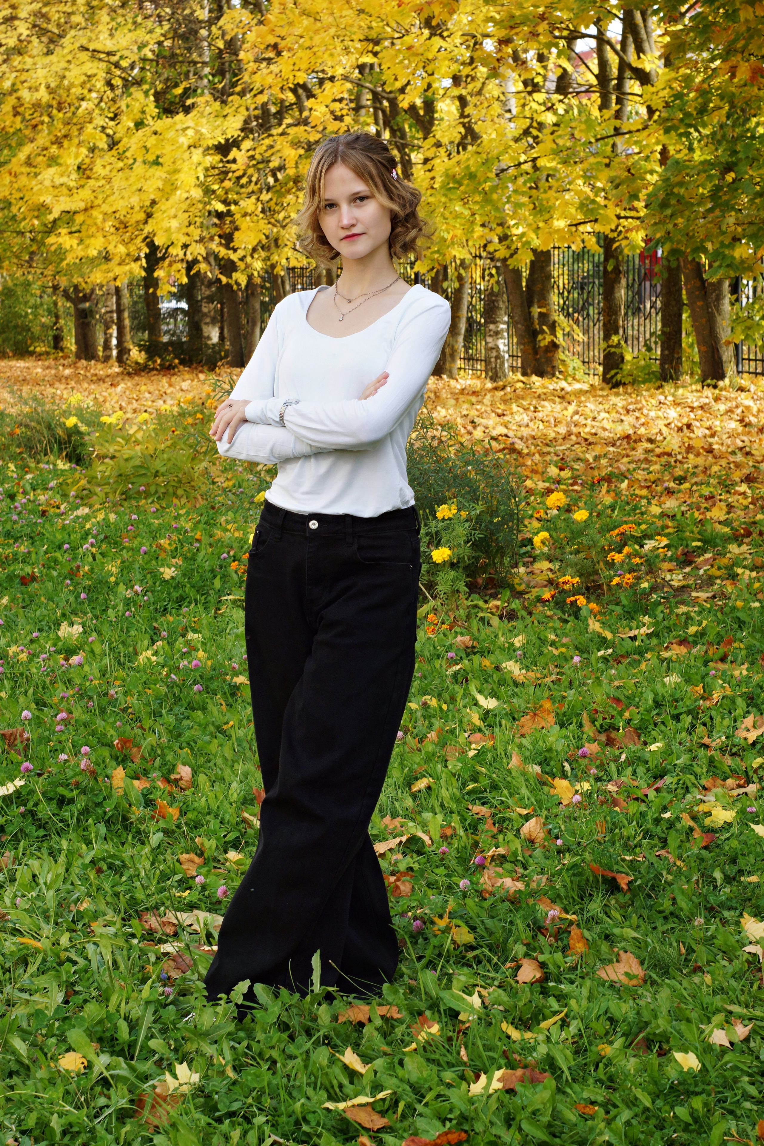 Осенняя фотосессия в школе г. Йошкар-Ола