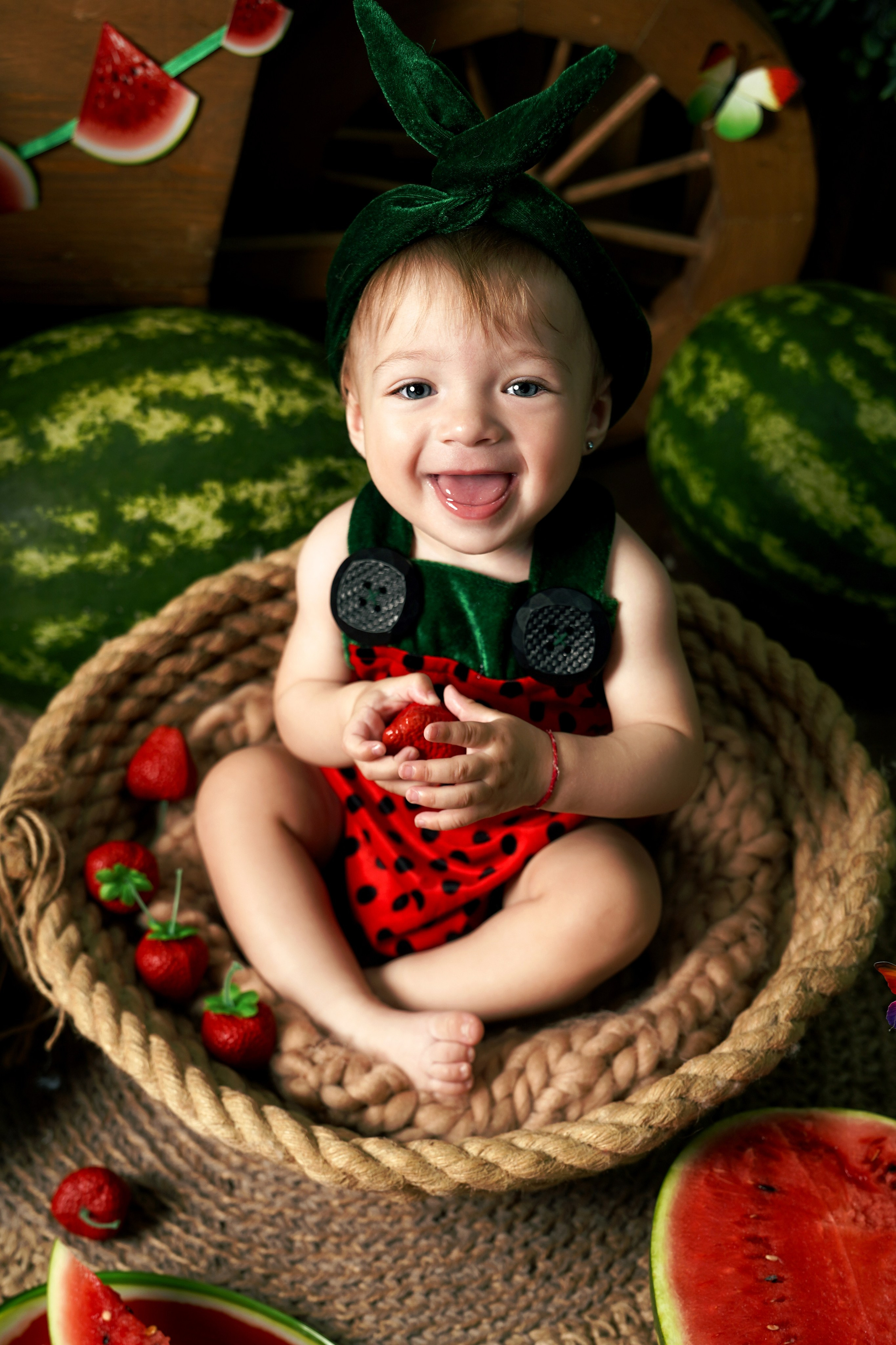 Фотопроект АРБУЗИКИ. Фотограф новорожденных, детей до года и беременных в Симферополе