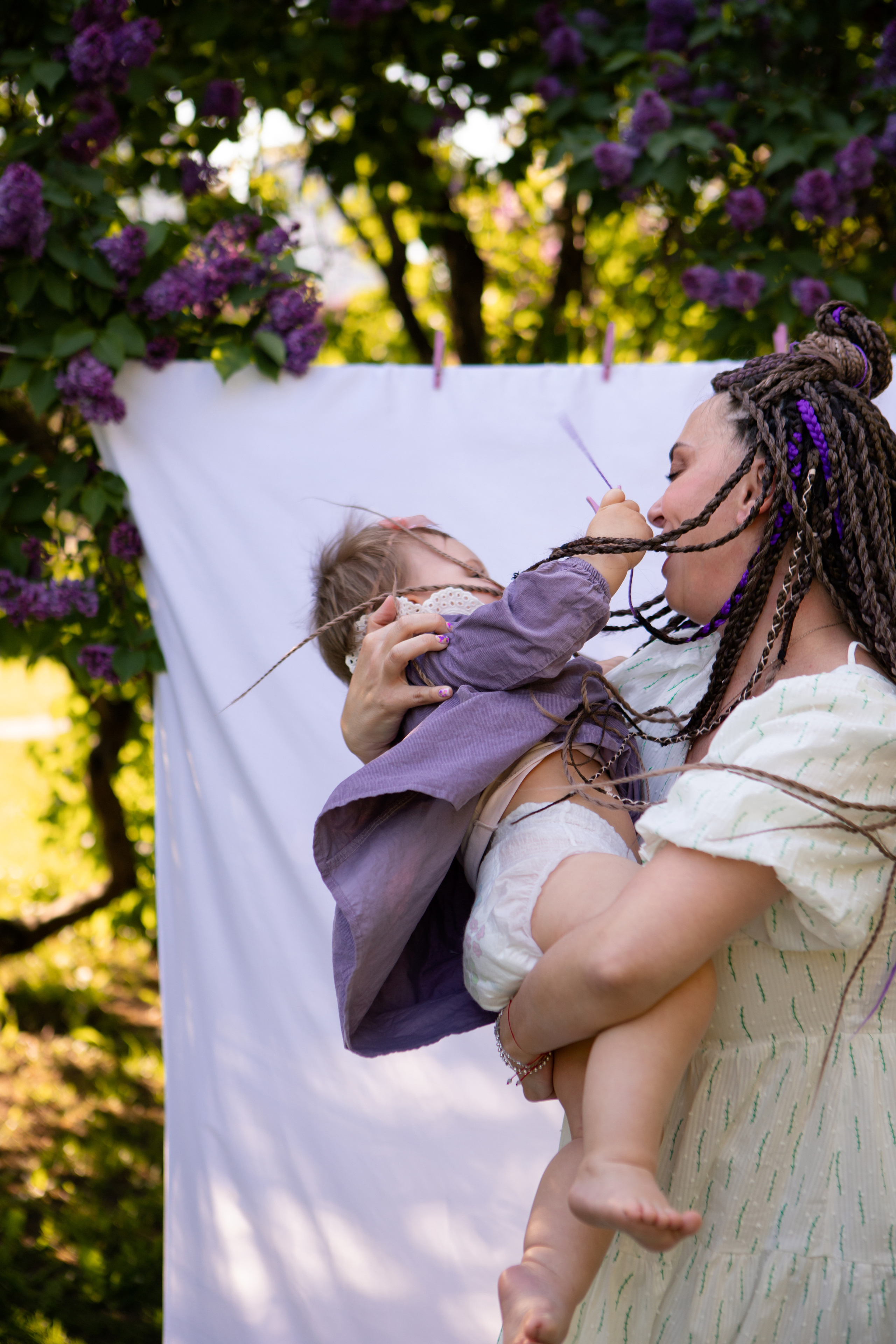 Цветочная история Натальи и ее дочки Луняши. Фотограф в Москве Серегина Екатерина