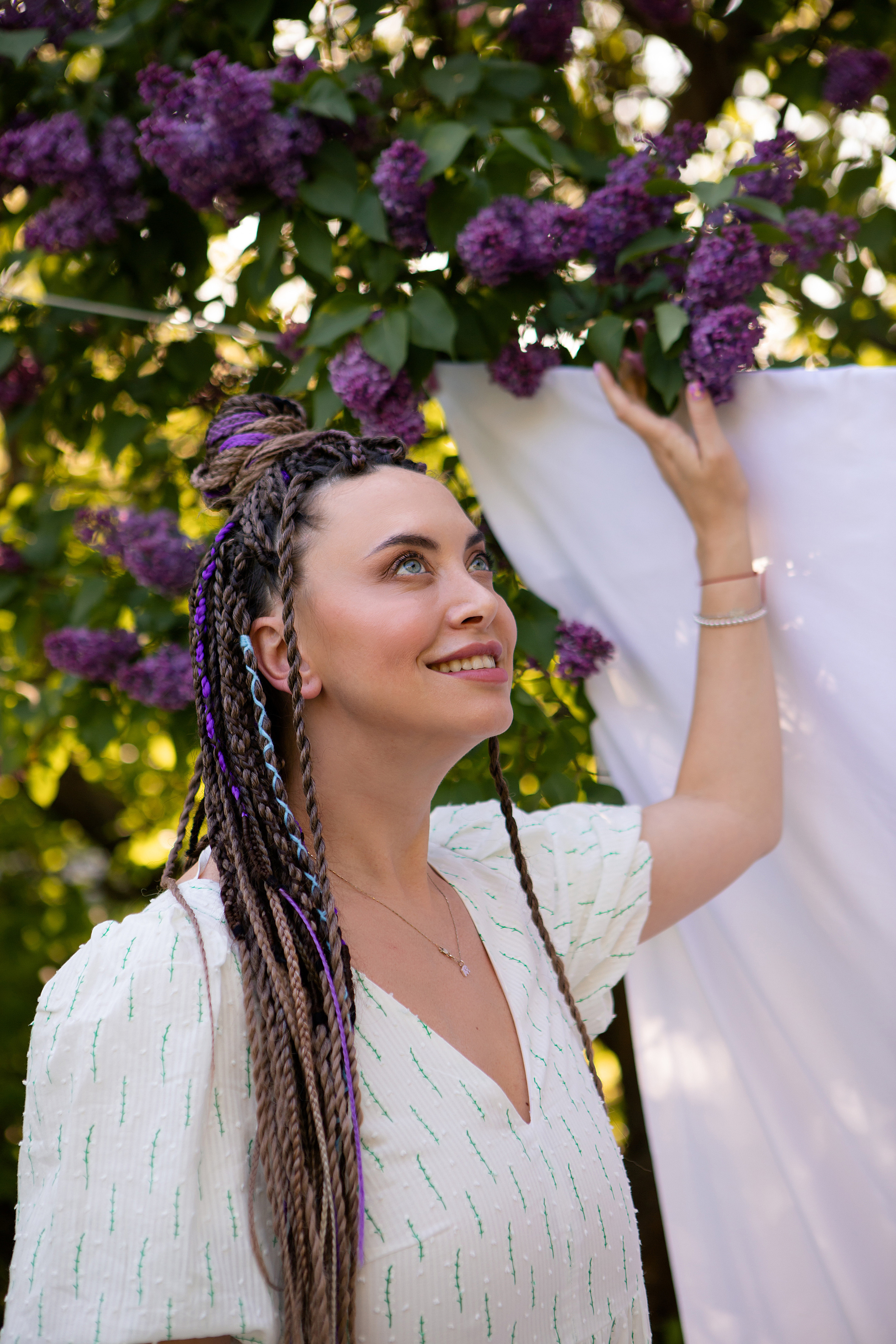 Цветочная история Натальи и ее дочки Луняши. Фотограф в Москве Серегина Екатерина