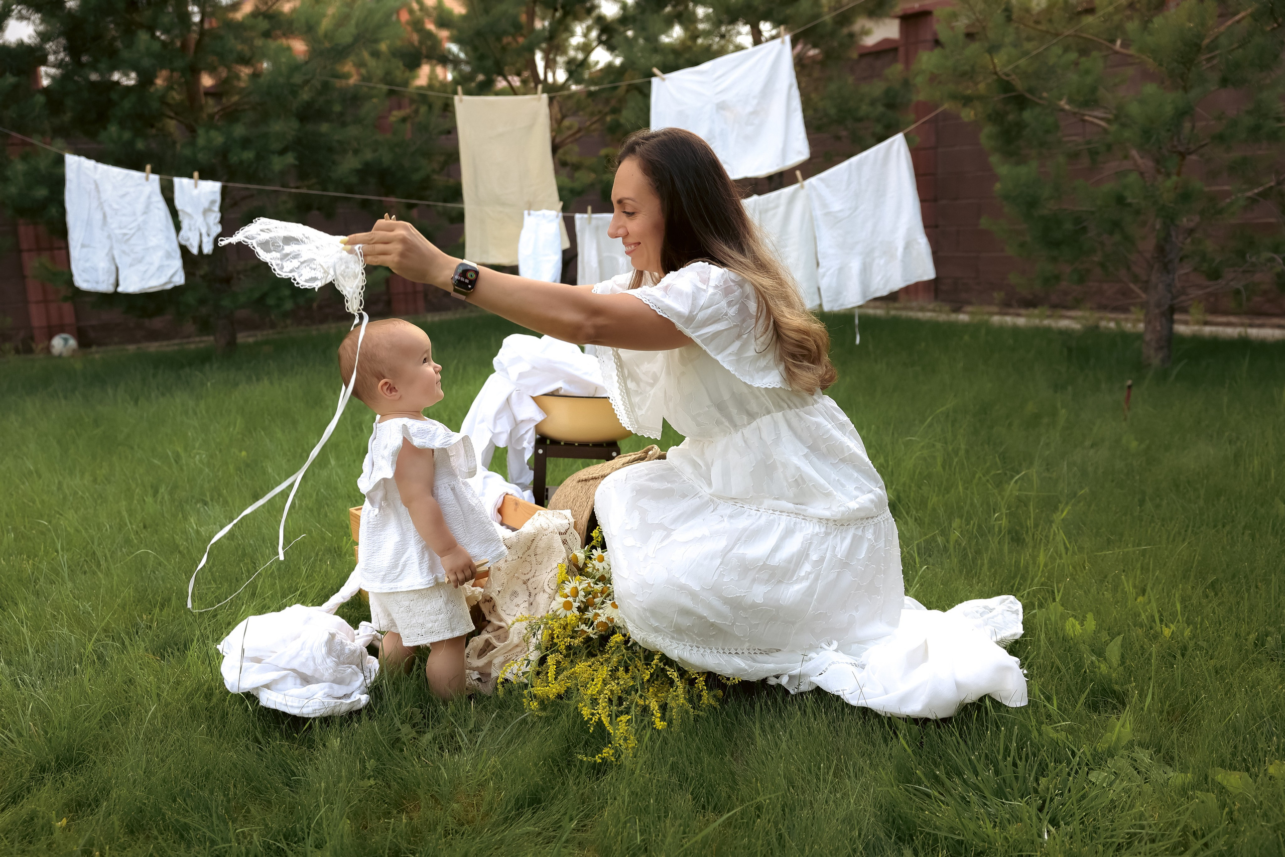 Большая стирка. Ваш семейный newborn и lifestyle фотограф в СПБ Наталья Журавлева