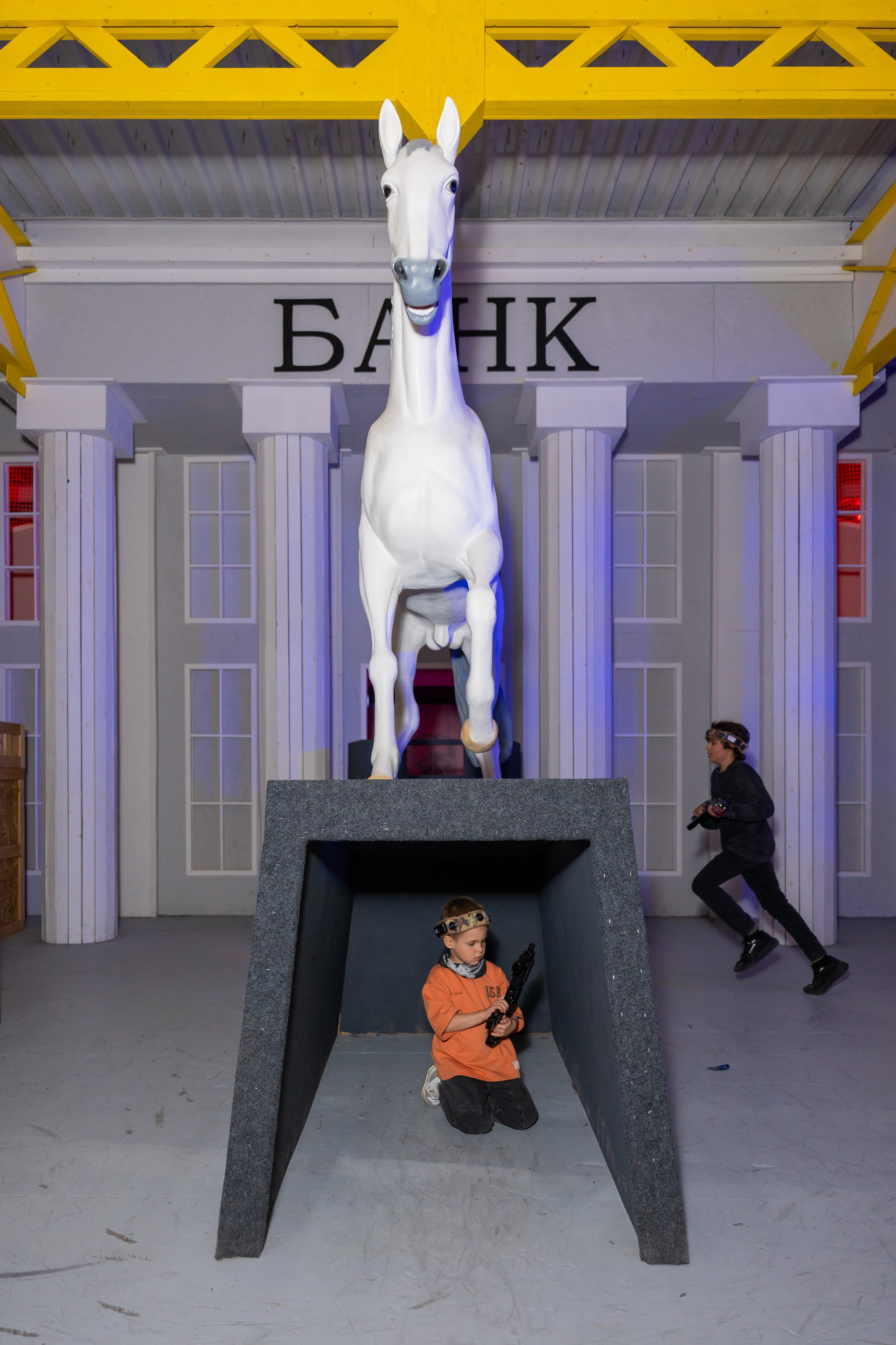 Лазертаг. Фотограф Юлия Попова