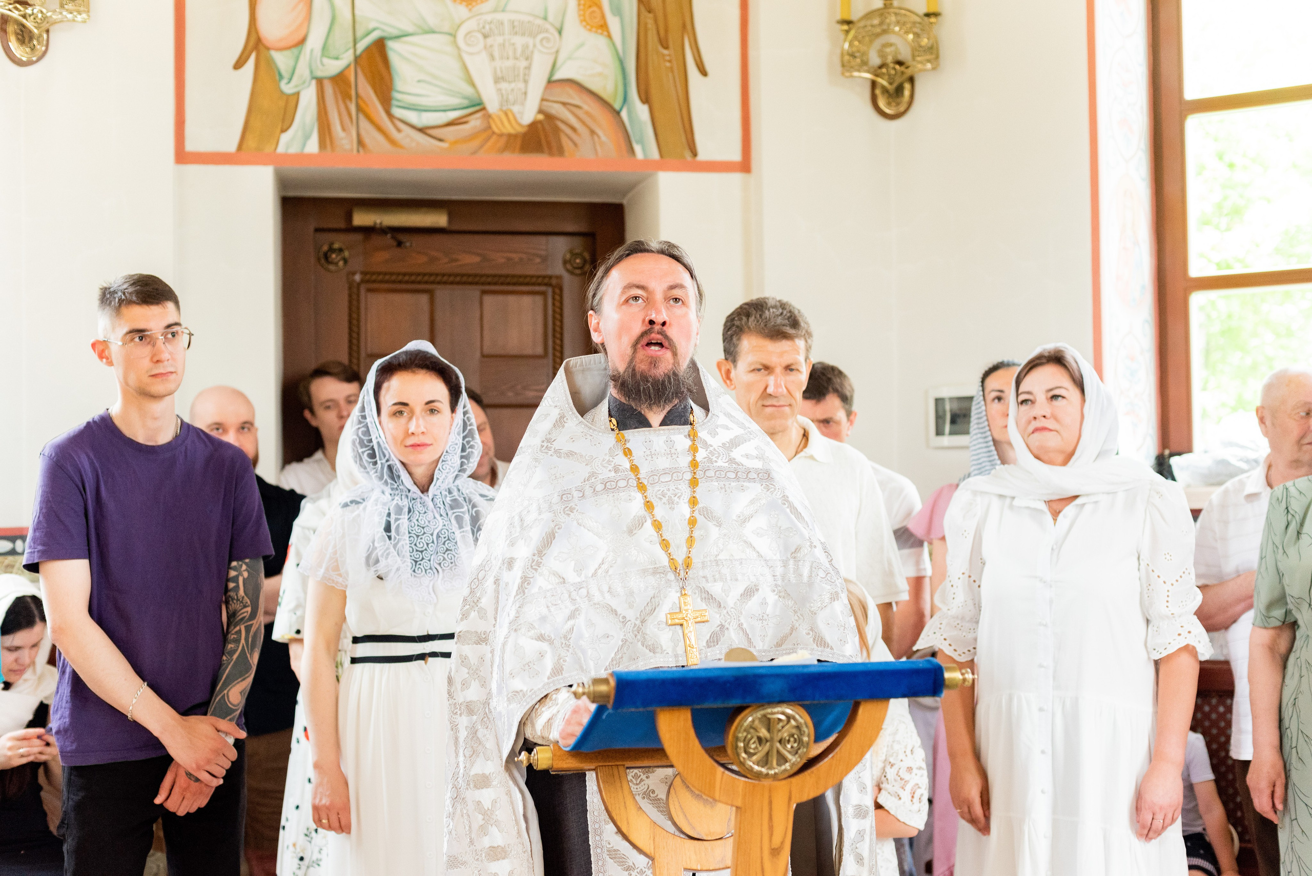 Крещение Ники. Фотограф Юлия Попова