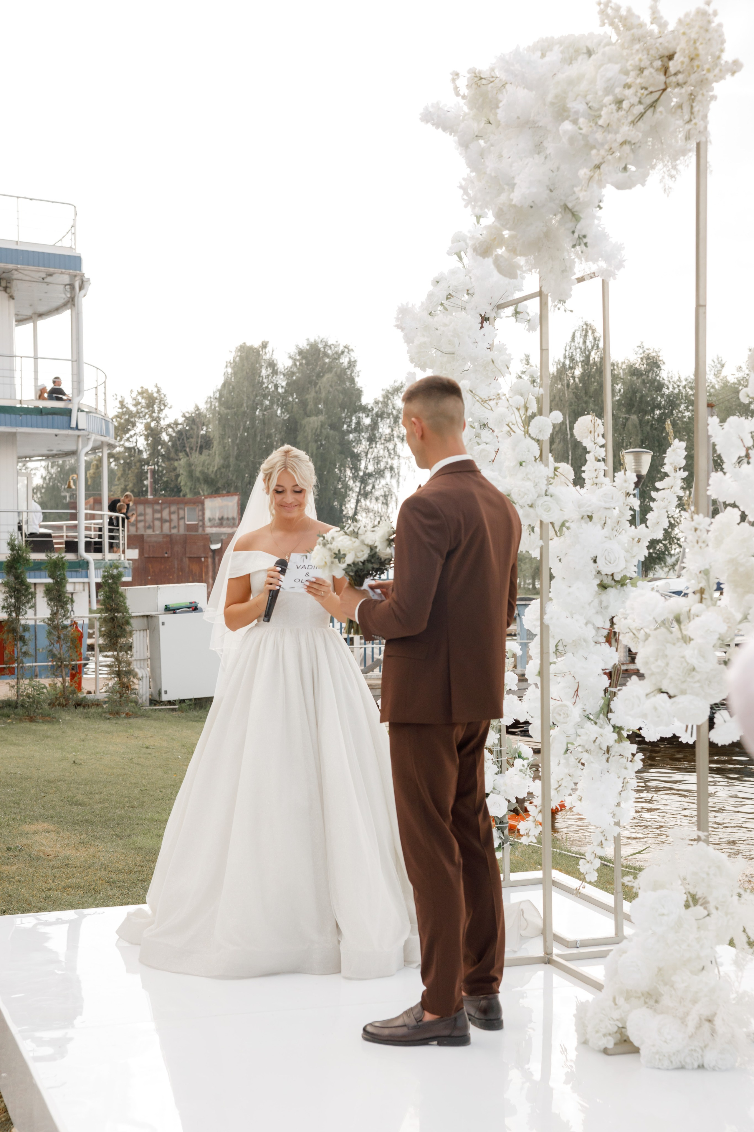 Ольга и Вадим, яхт-клуб «Портофино». Свадебный и репортажный фотограф (Москва, Королев и другие)