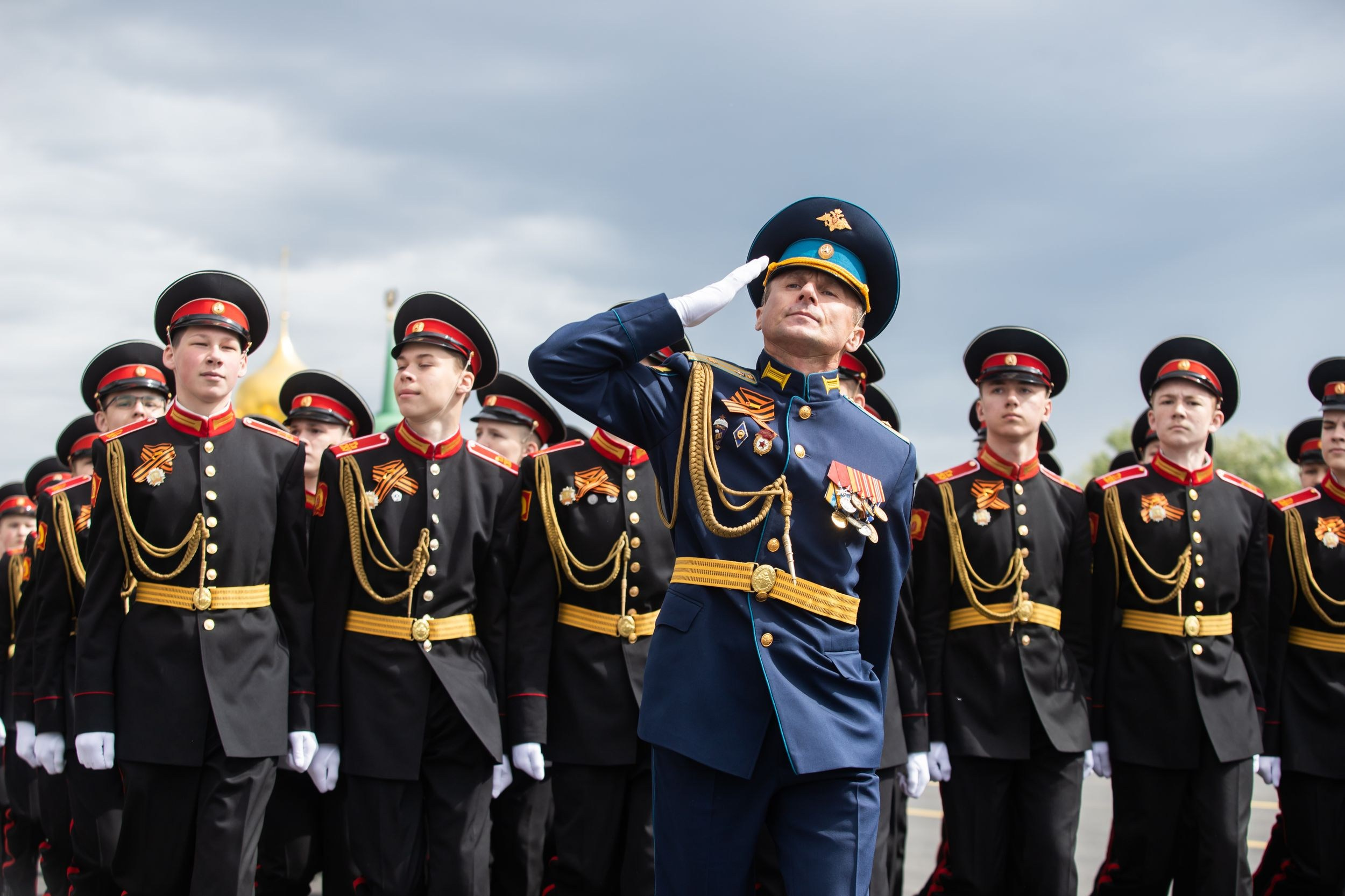 Генеральная репетиция Парада Победы (5 мая 2024). Репортажный фотограф Алексей Пирязев