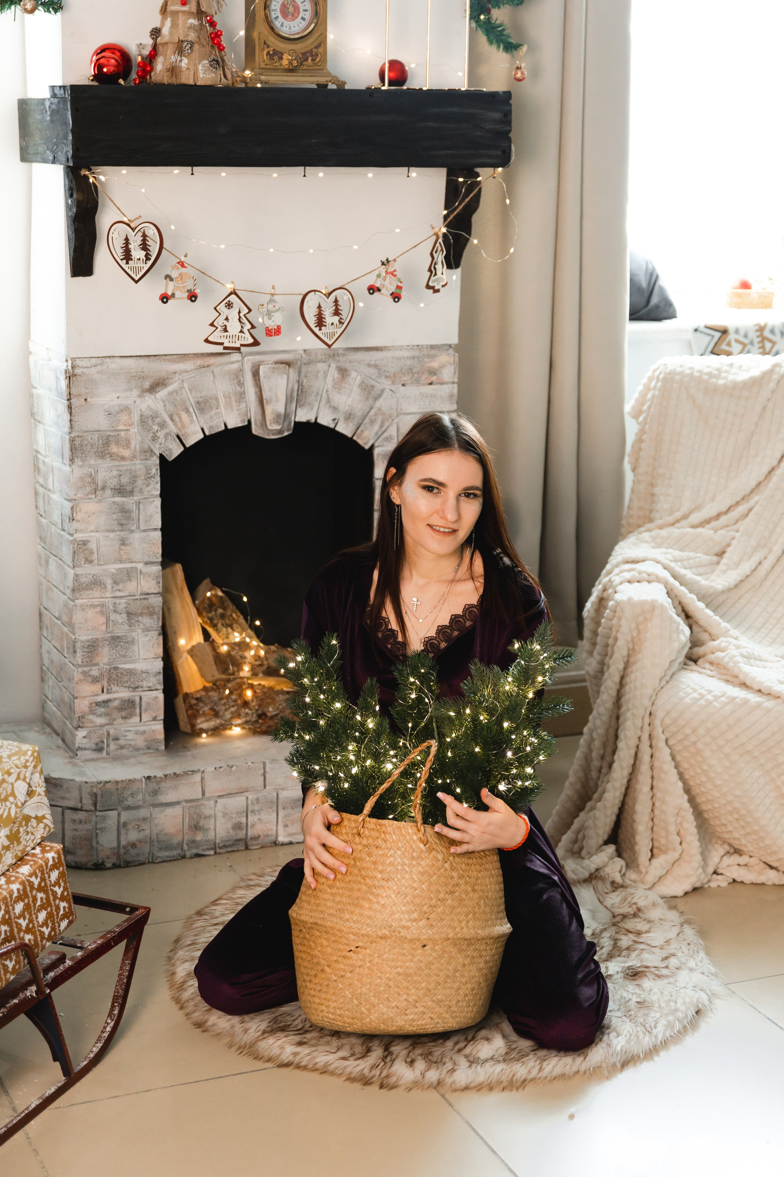 Лера. Индивидуальная новогодняя фотосессия. Фотограф во Владивостоке. Юрганова Анна