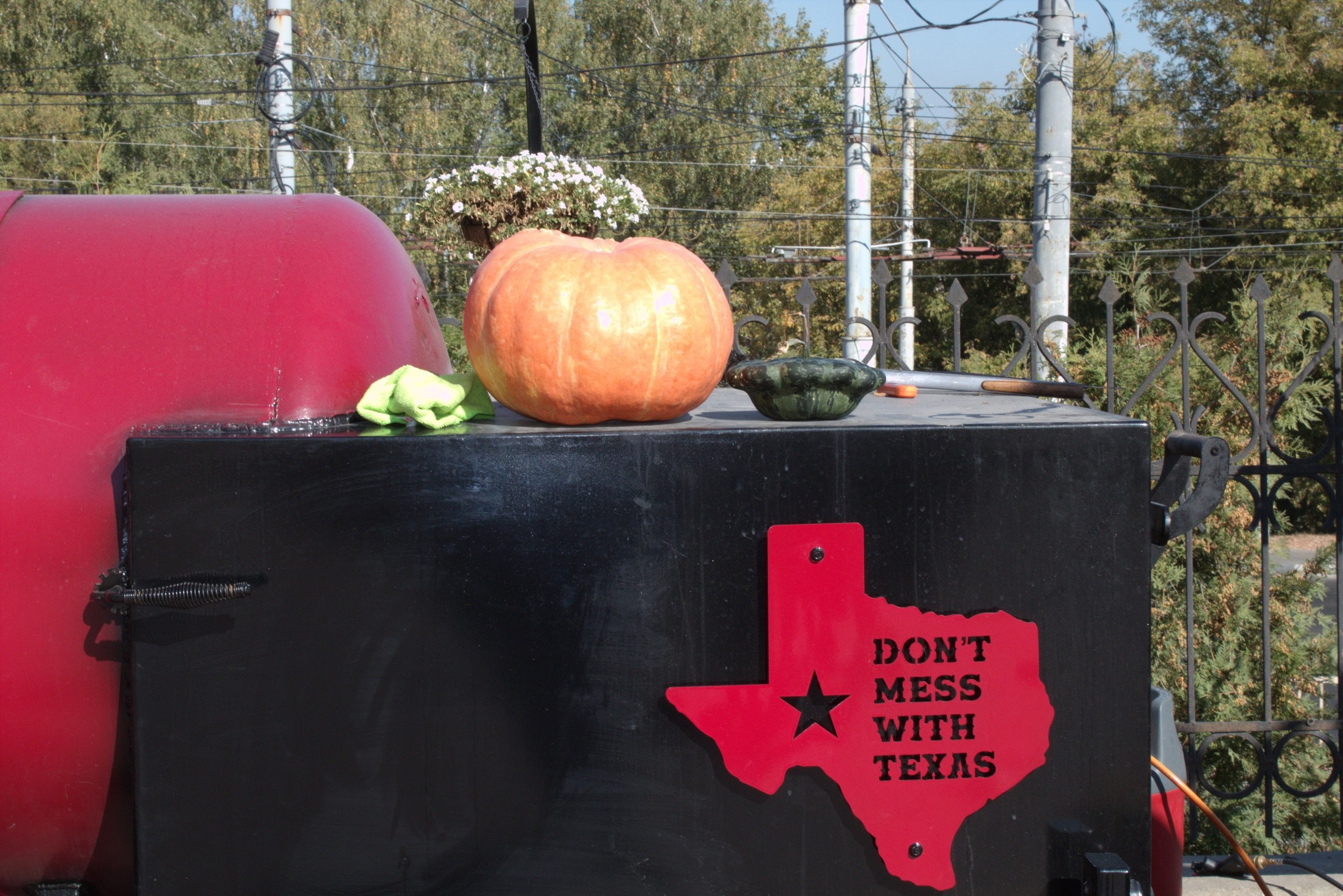 тыква в интерьере большой печи