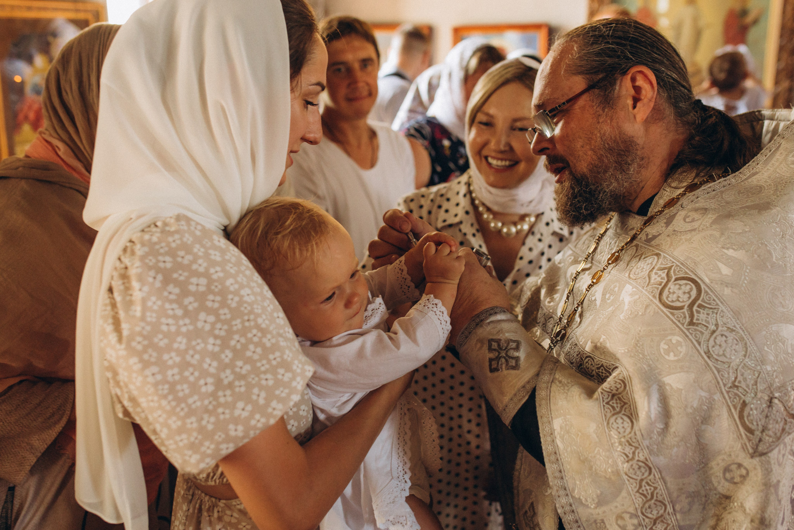Крещение Марии. Семейный фотограф в Обнинске