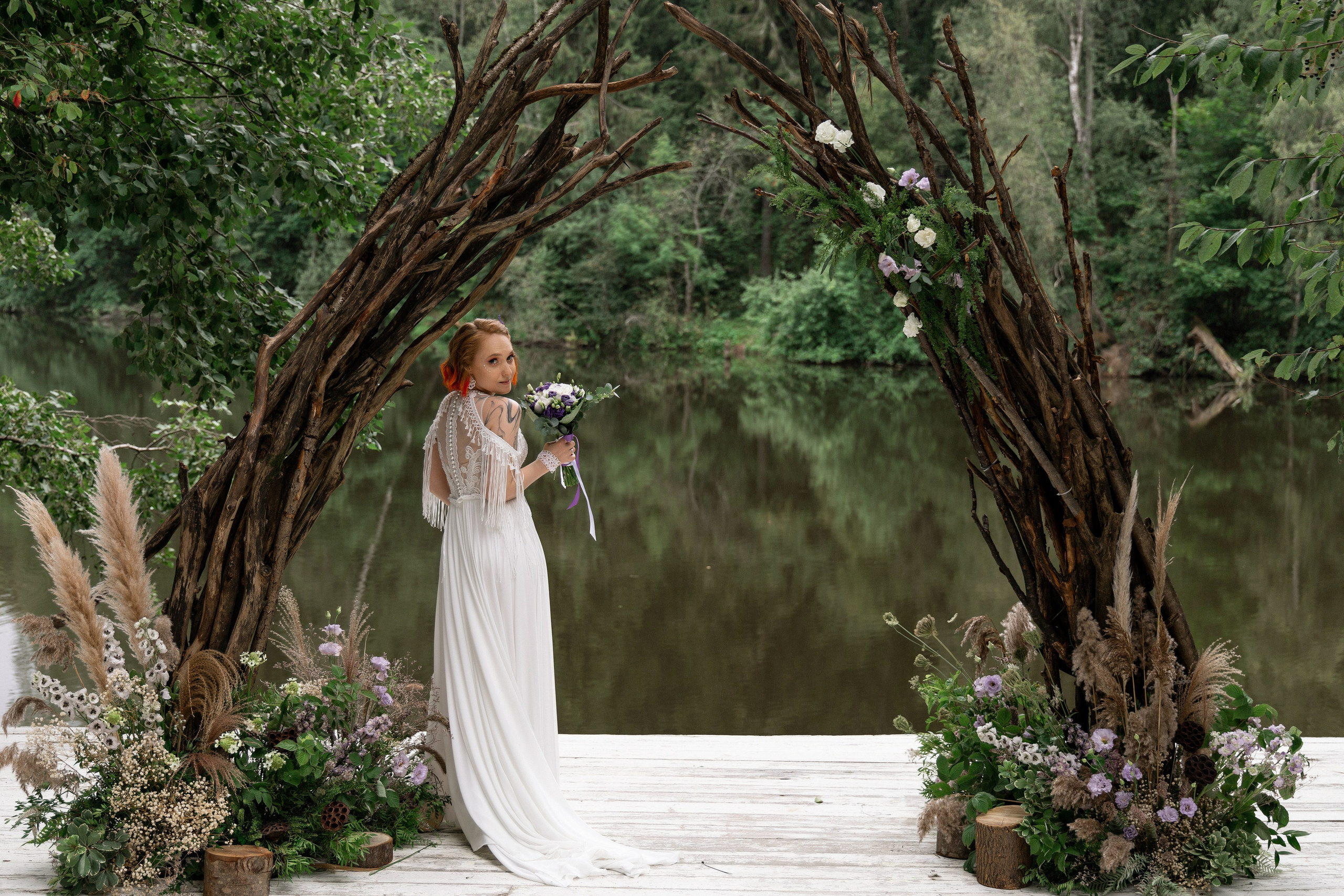 Свадебная церемония у воды. Свадебный фотограф и видеограф в Москве, Виктор Архилюк
