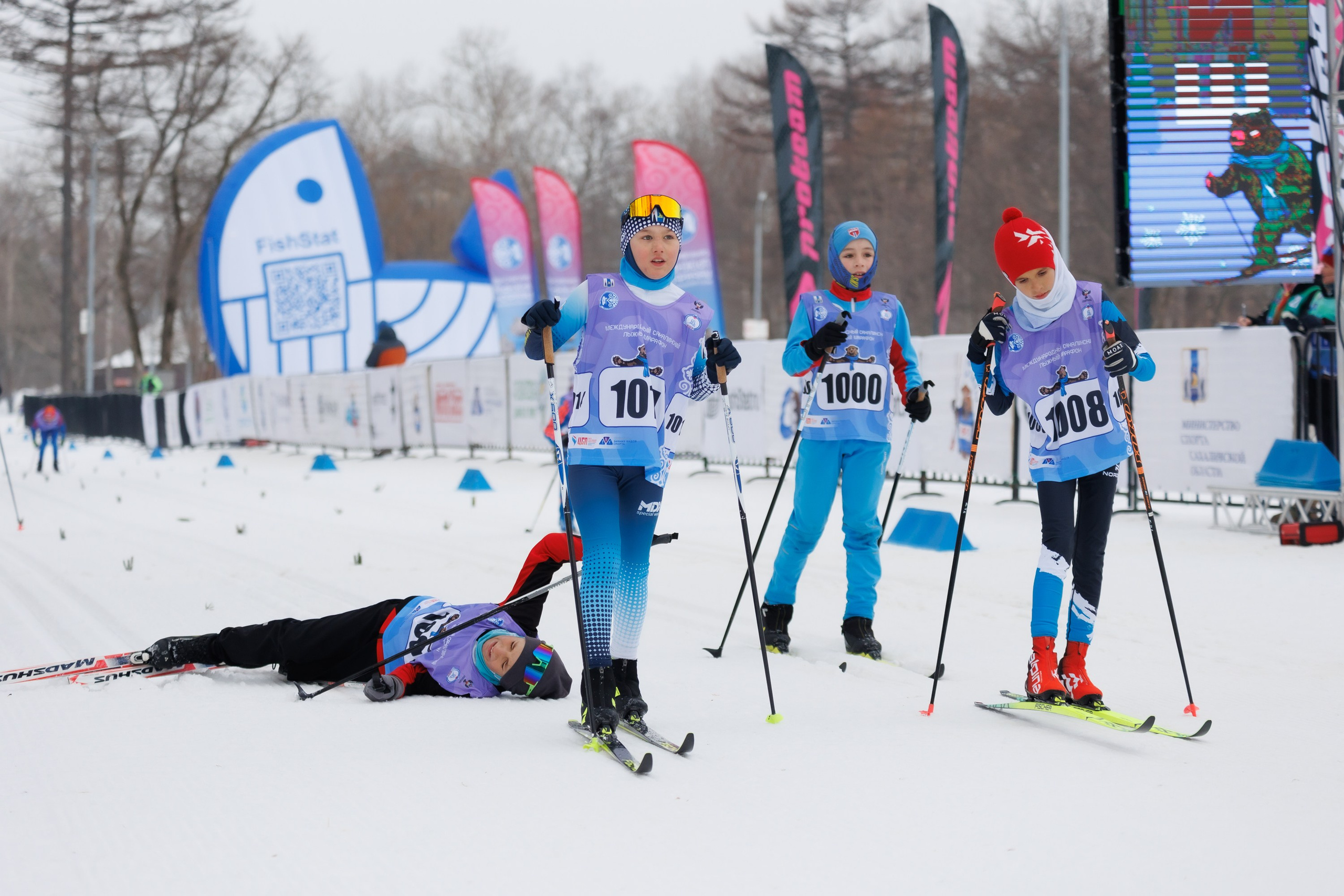 XXVII Сахалинский лыжный марафон. Фотограф Анастасия Зубкова
