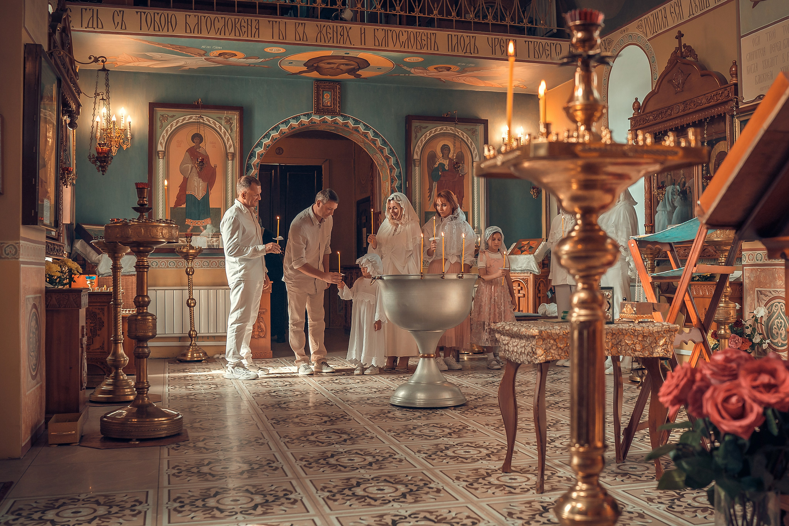 Крещение Даны. Фотограф на Крещение и Венчание в Красноярске Рамазанова Юлия