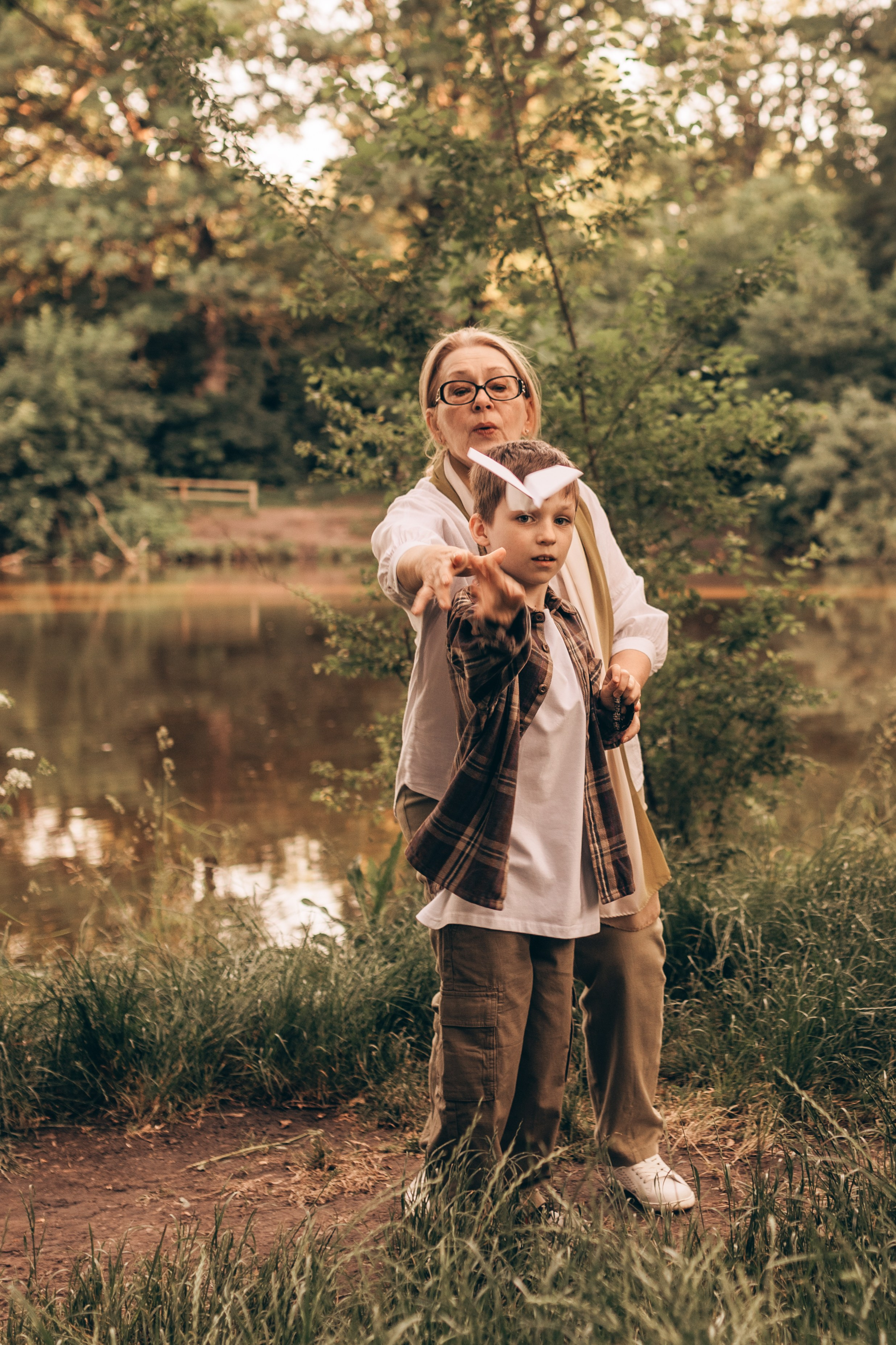 Прогулка по Ртищевскому пруду с прекрасной семьёй Ларисы её мамой и сыном Глебом. Фотограф в Ставрополе Svetlana Matveeva