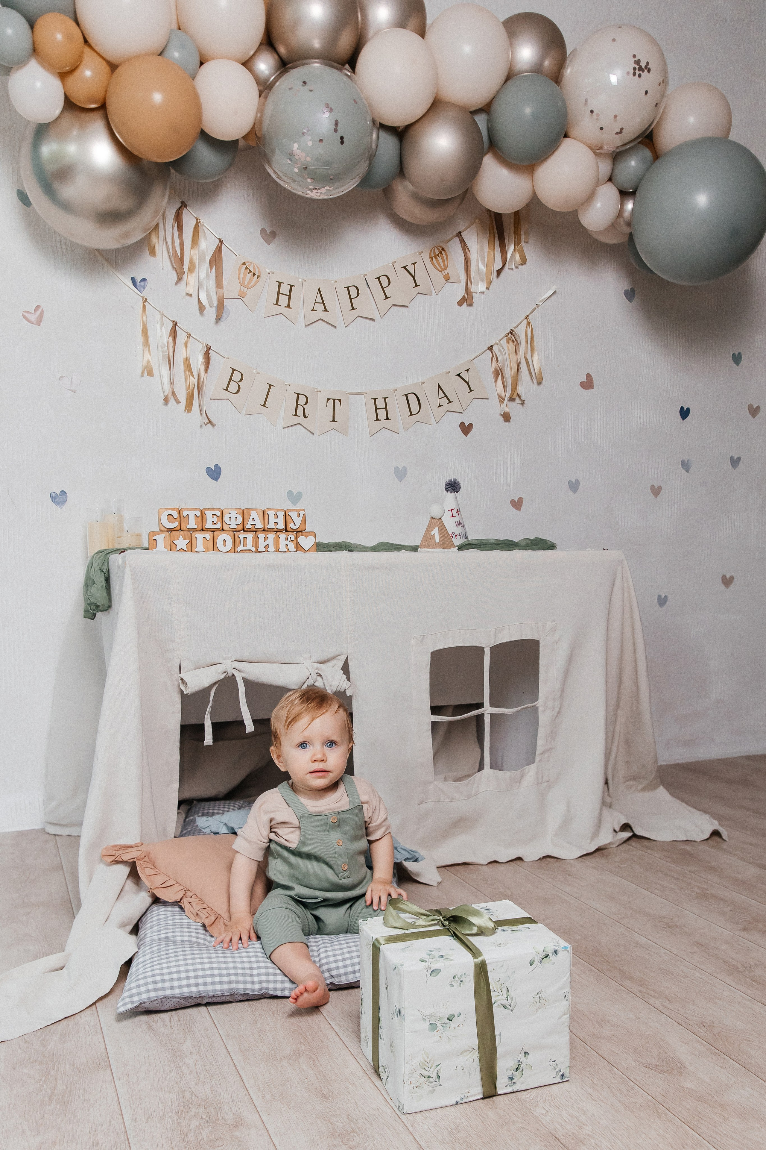 Фотосессия на 1 годик, детская фотостудия Кемерово