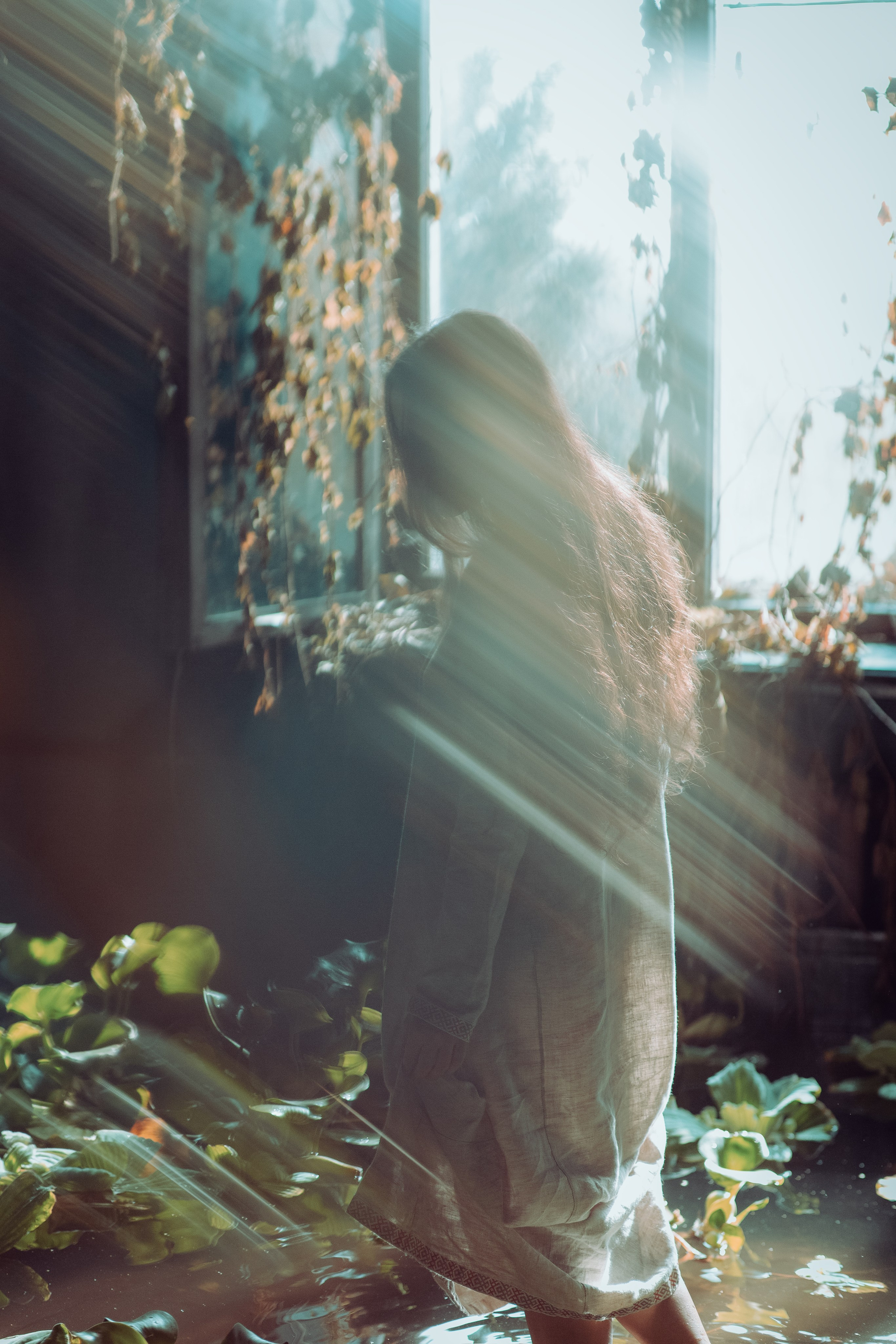 Татьяна в кувшинках. Фотограф в Новосибирске Краснова Евгения