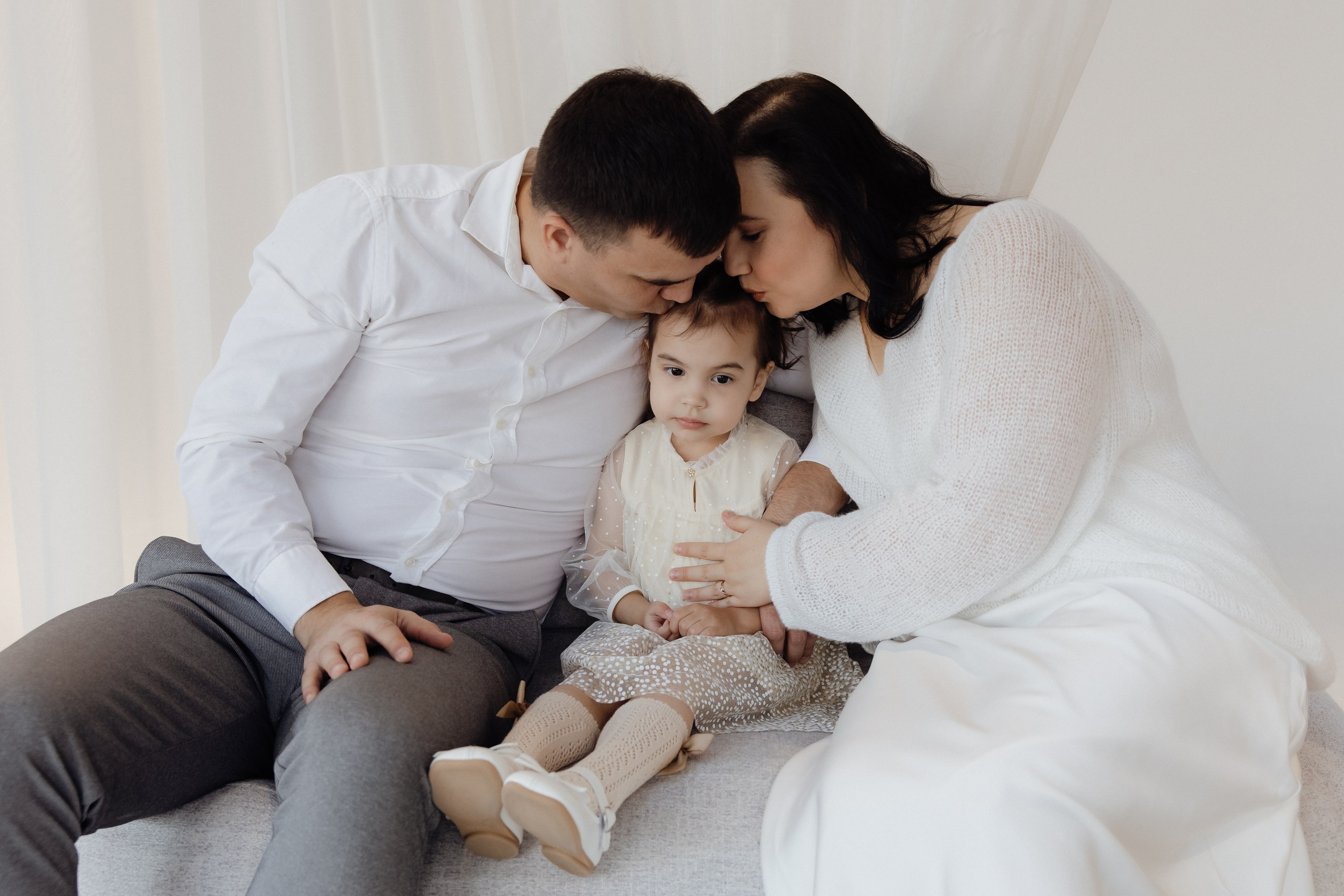 Николай, Зарина и Кира. Семейный и свадебный фотограф в Челябинске Мария Леонтьева