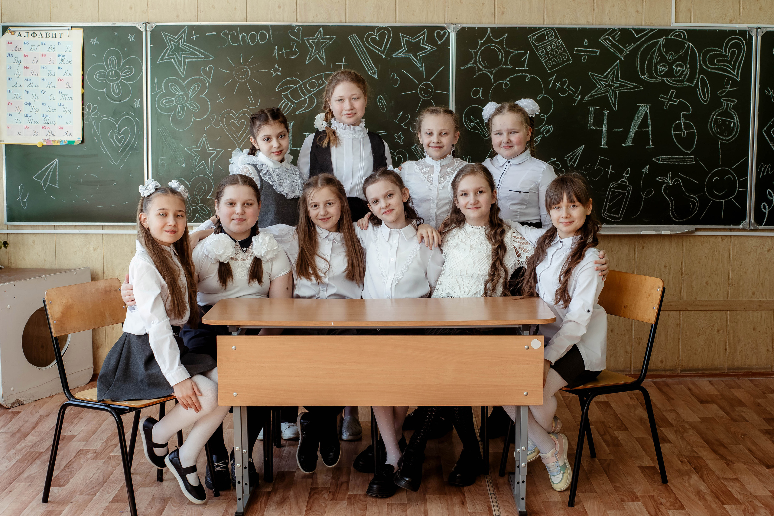 Ивотская школа 4 Класс. Свадебный и портретный фотограф Брянск, Дятьково