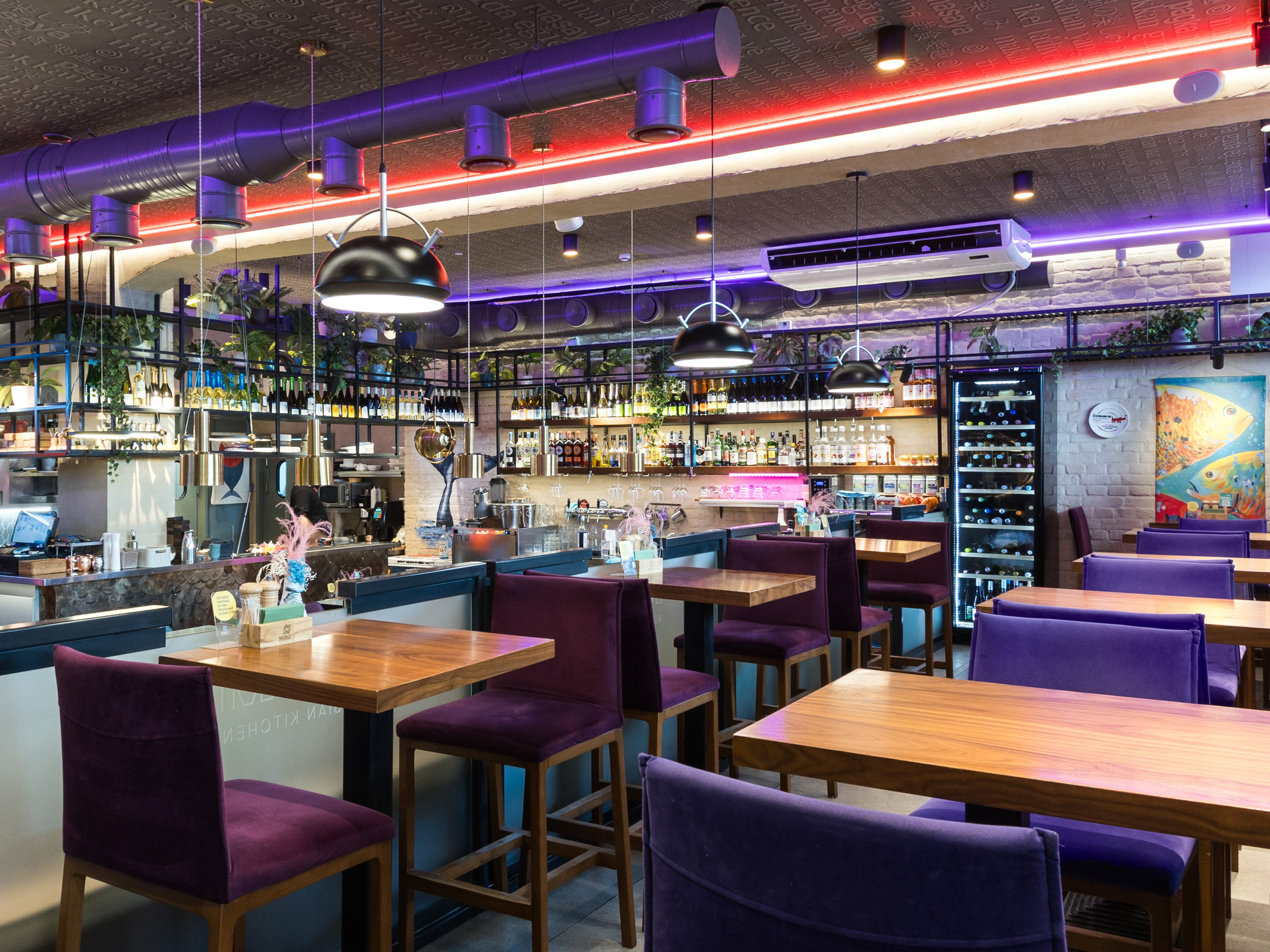 Ресторан NEMO. Интерьерный фотограф в Новосибирске