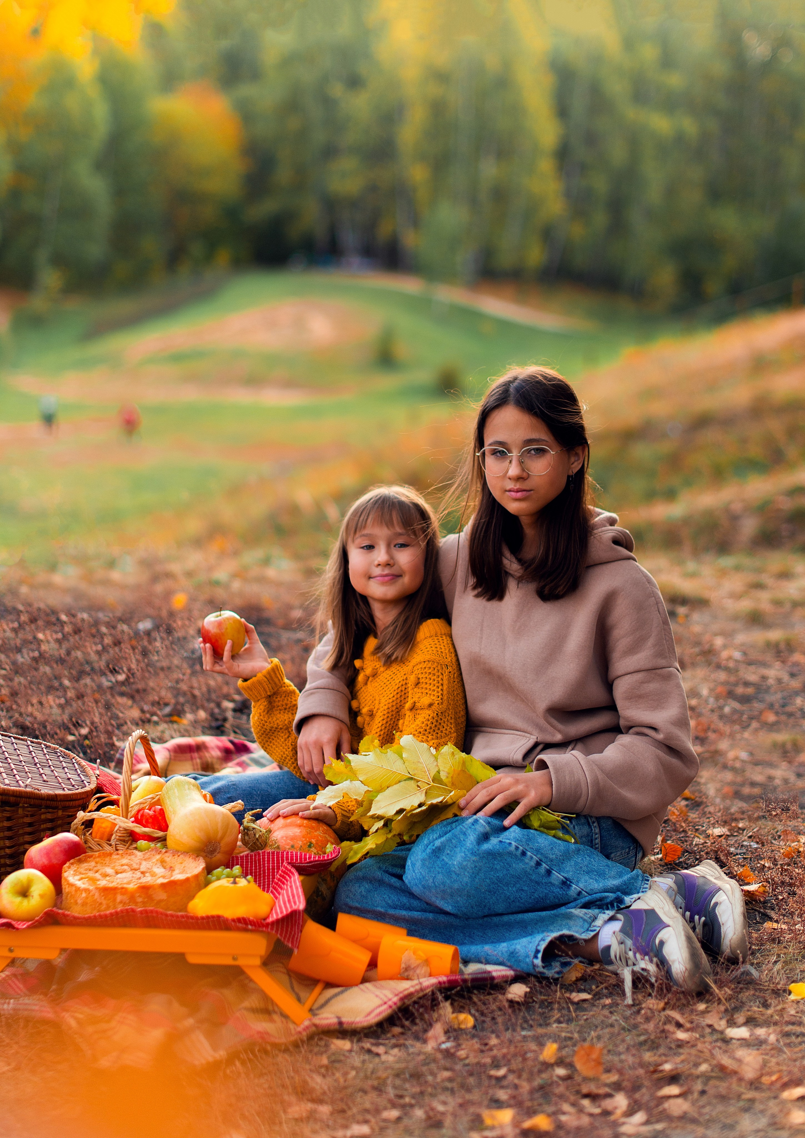 Осень в лесу. Семейный и детский фотограф в Казани Виктория Мерхи