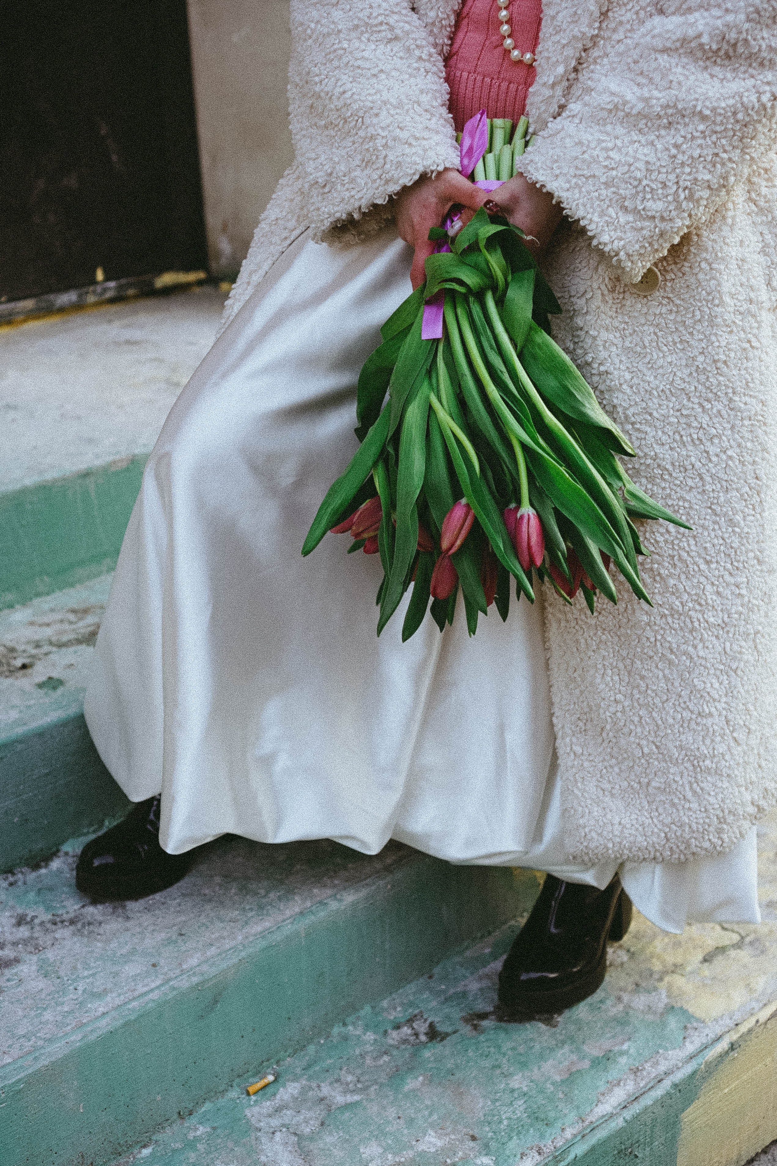 Прогулочная фотосессия с тюльпанами. Профессиональный фотограф, Санкт-Петербург — Виктория Богомолова