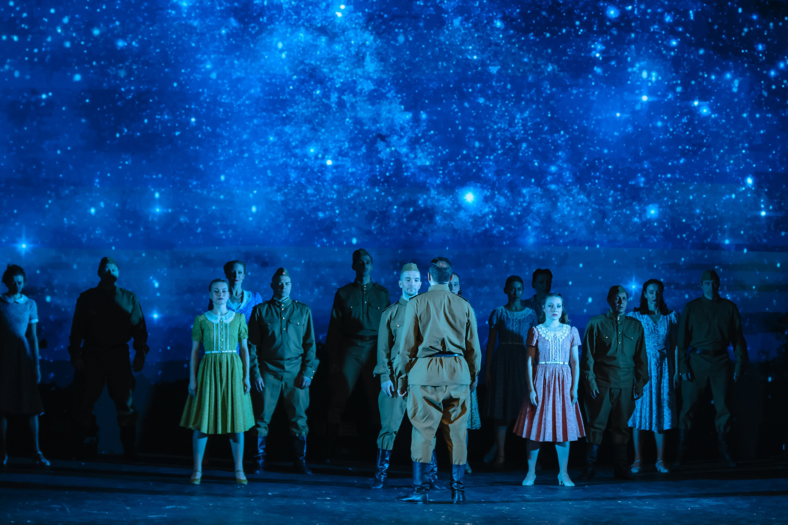 Василий Теркин, театр «Русская песня». Фотограф Ольга Махалова — Санкт-Петербург, Москва, Нижний Новгород