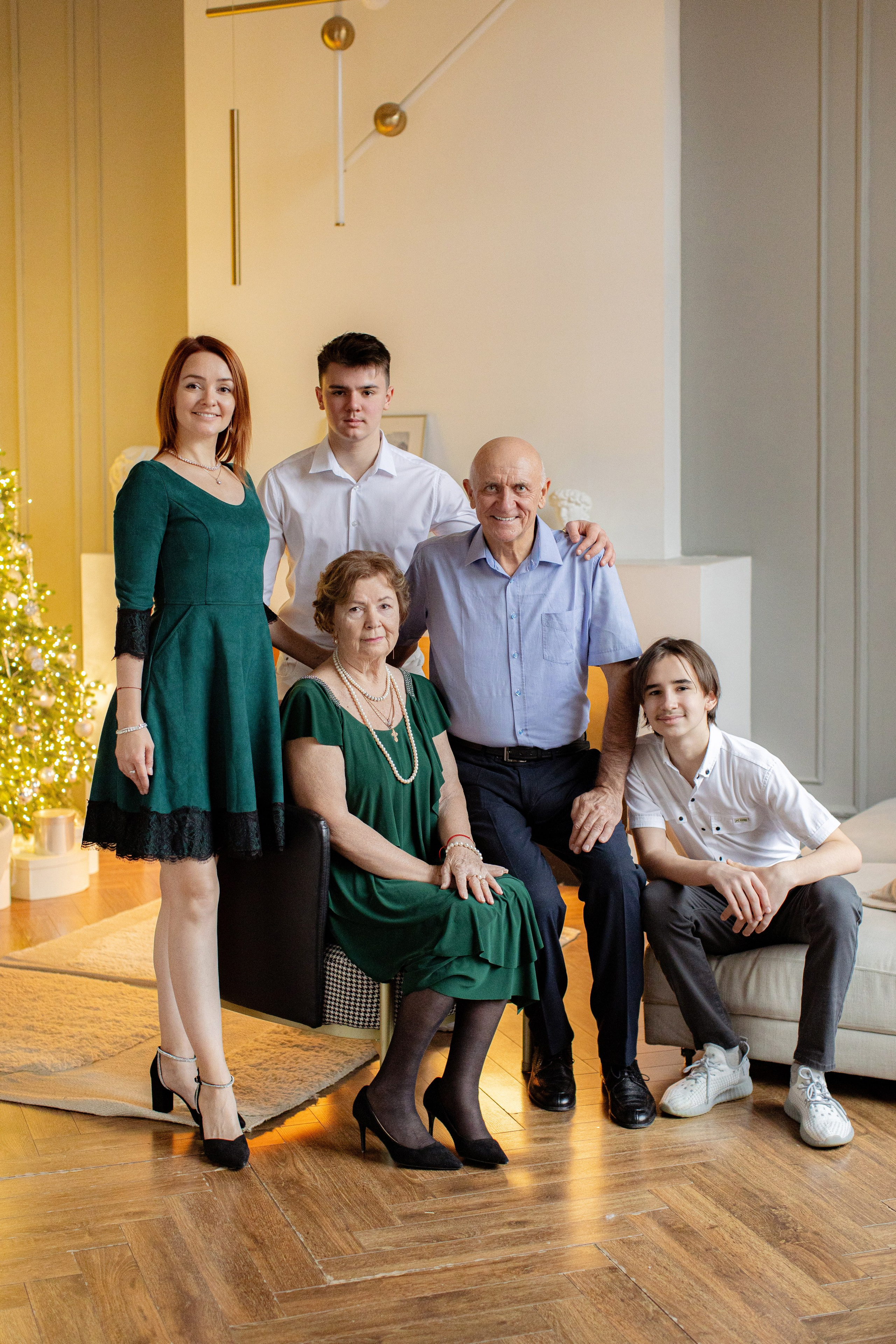 Семейная фотосессия в фотостудии в СПб