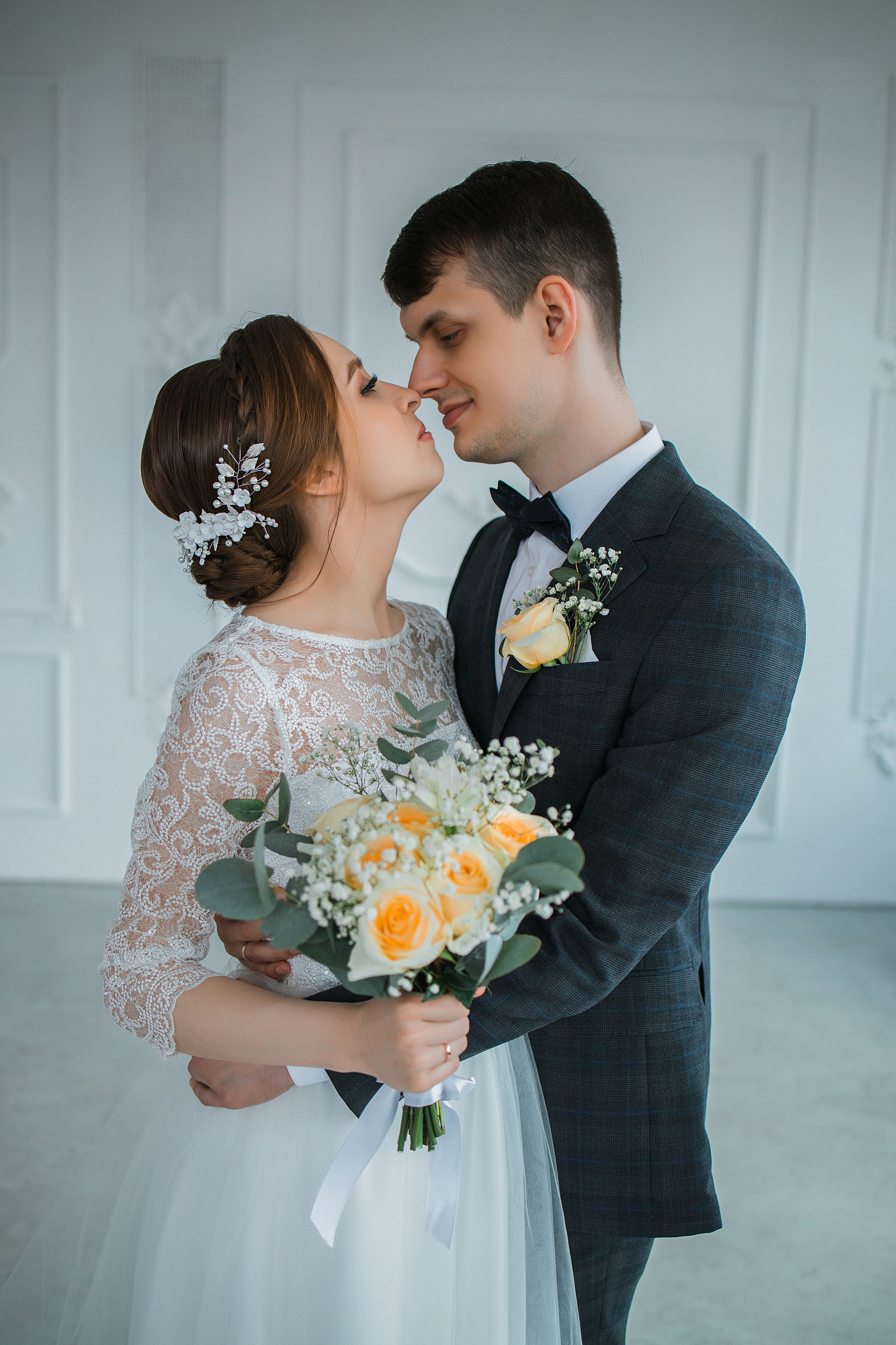 Свадебная фотосессия в фотостудии в городе Серпухов