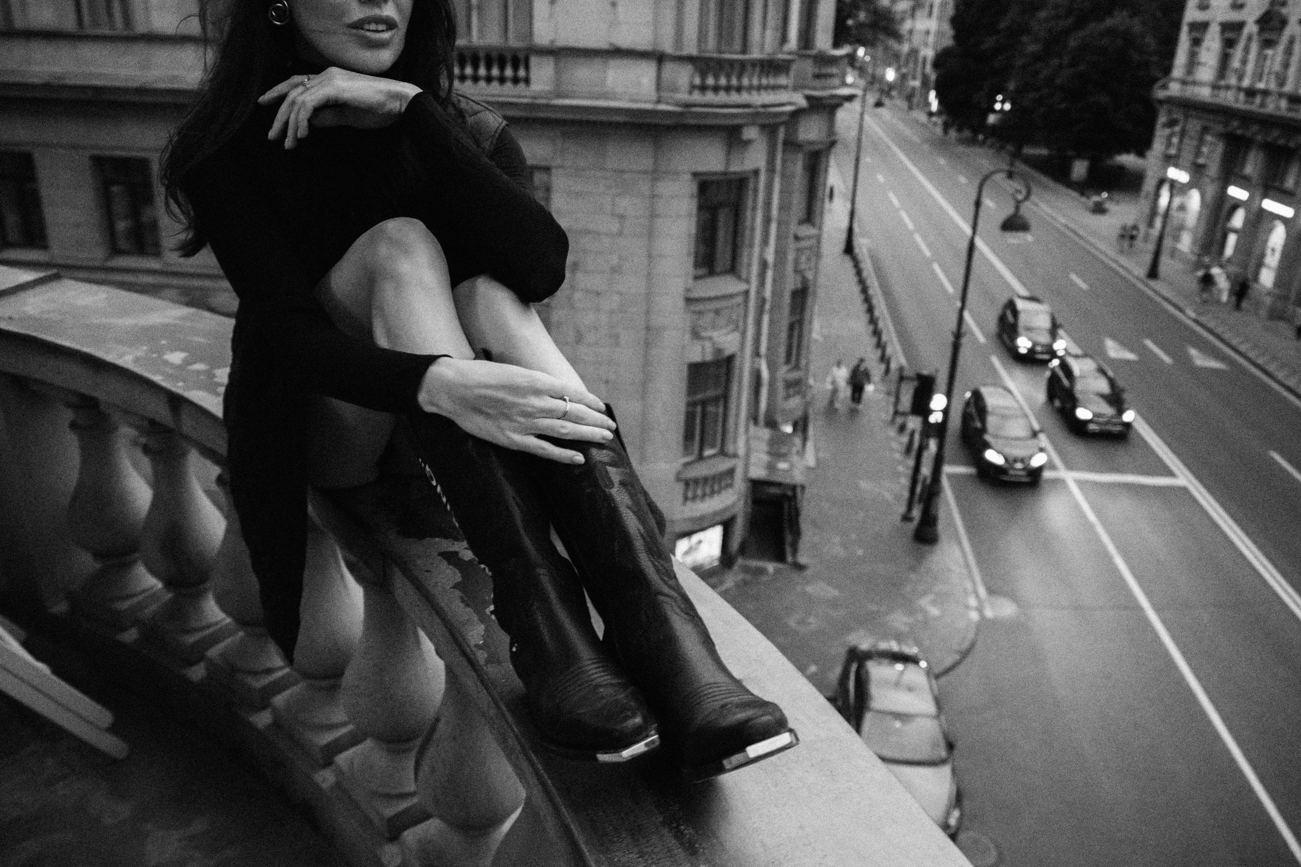 Вероника (съемка на балконе). Фотограф в Москве и Санкт-Петербурге Дарина