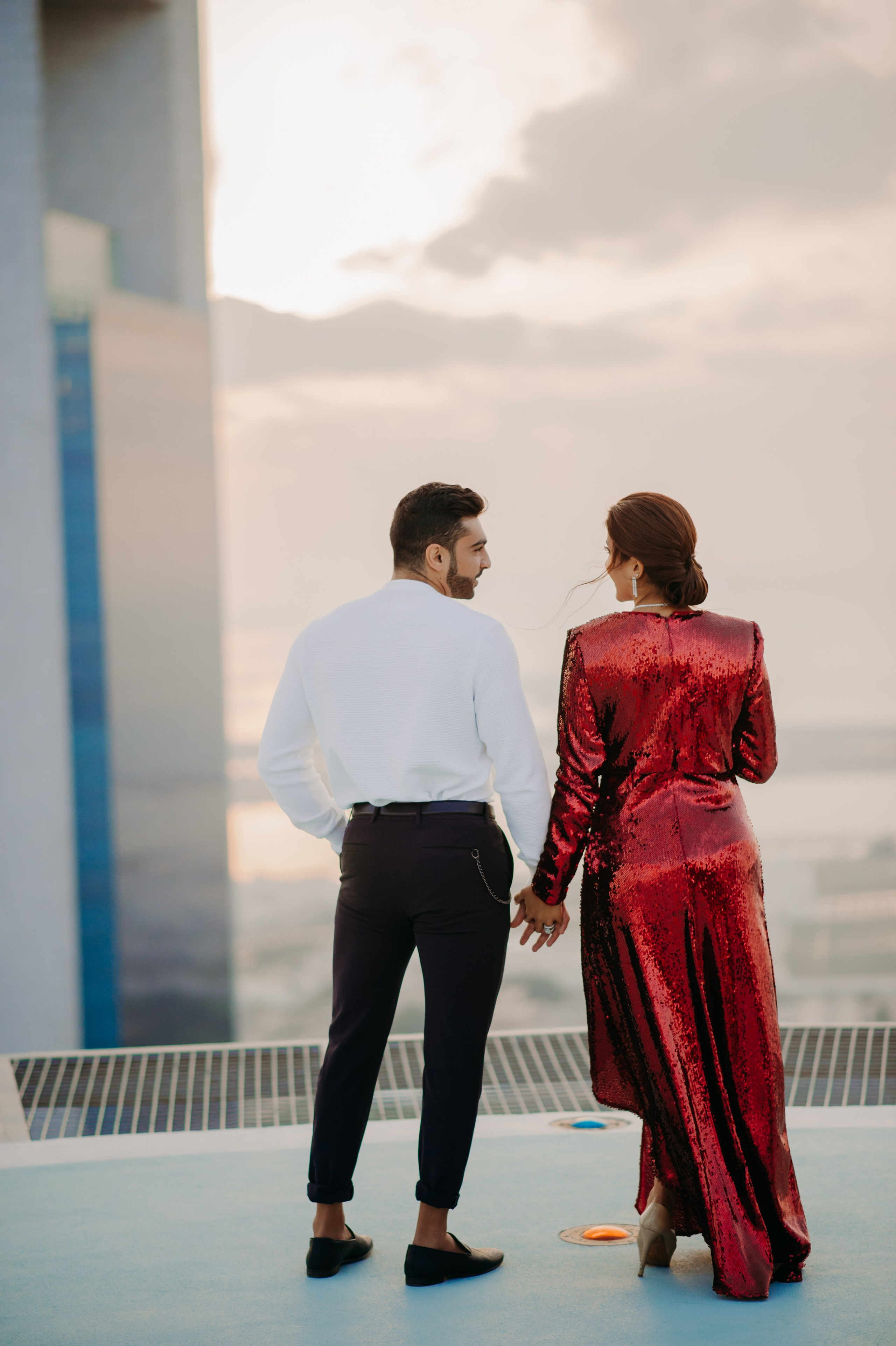 Love Story на высоте (Абу Даби). Фотограф в Москве и Санкт-Петербурге Дарина