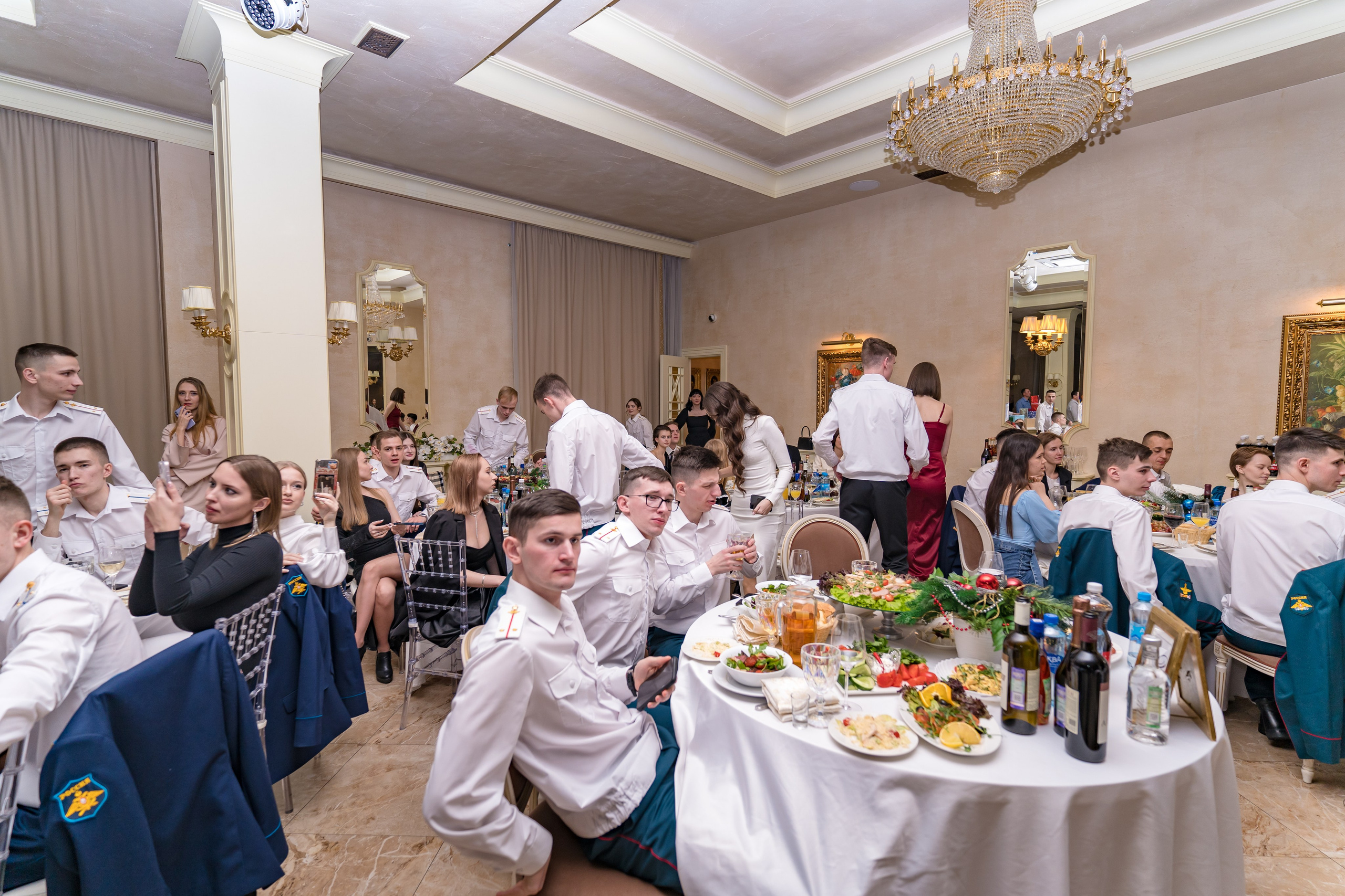 Фотосъемка выпуска военной академии и вручение дипломов