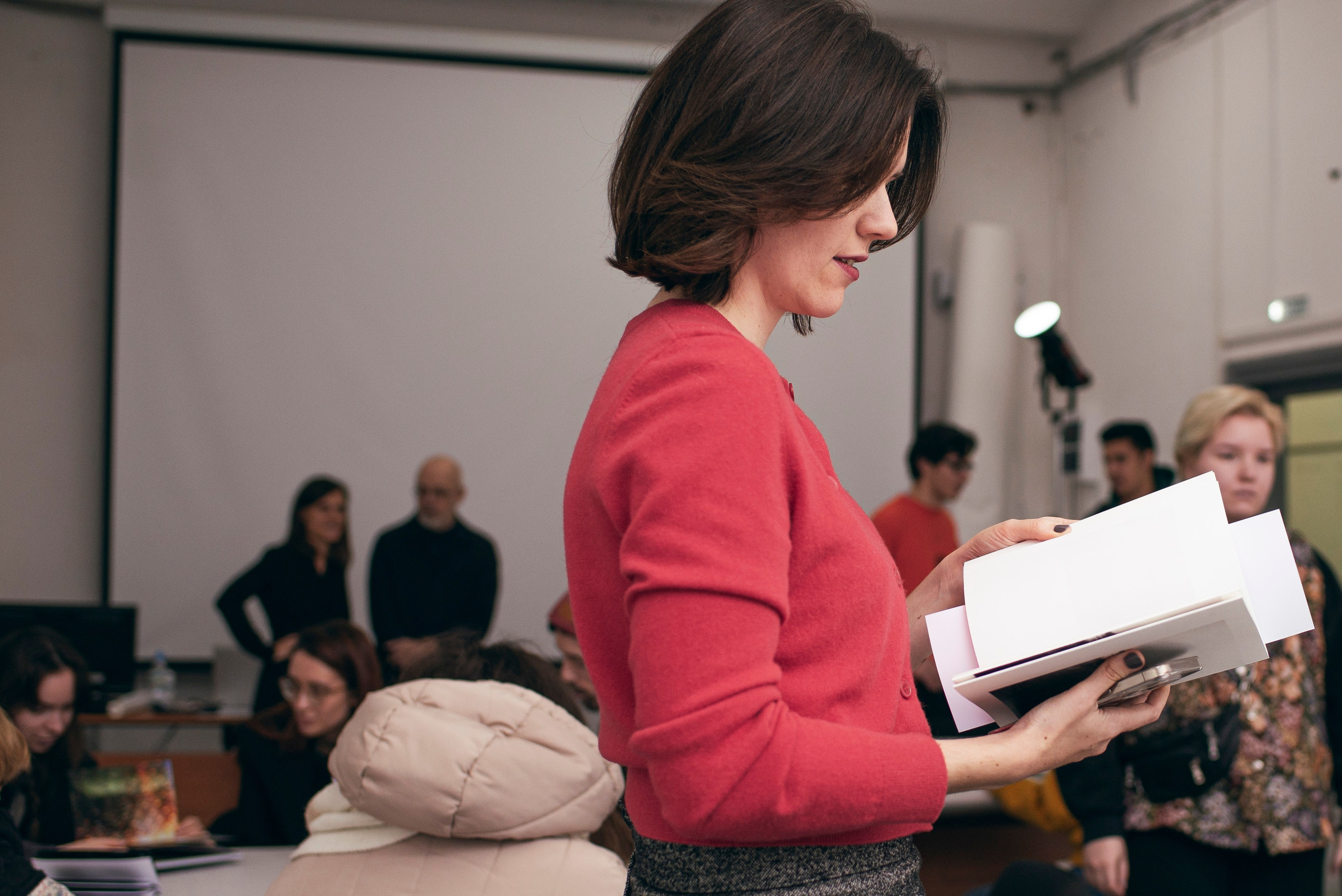 Вечер фото книг в Школе Дизайна. Фотограф в Москве Алейникова Евгения
