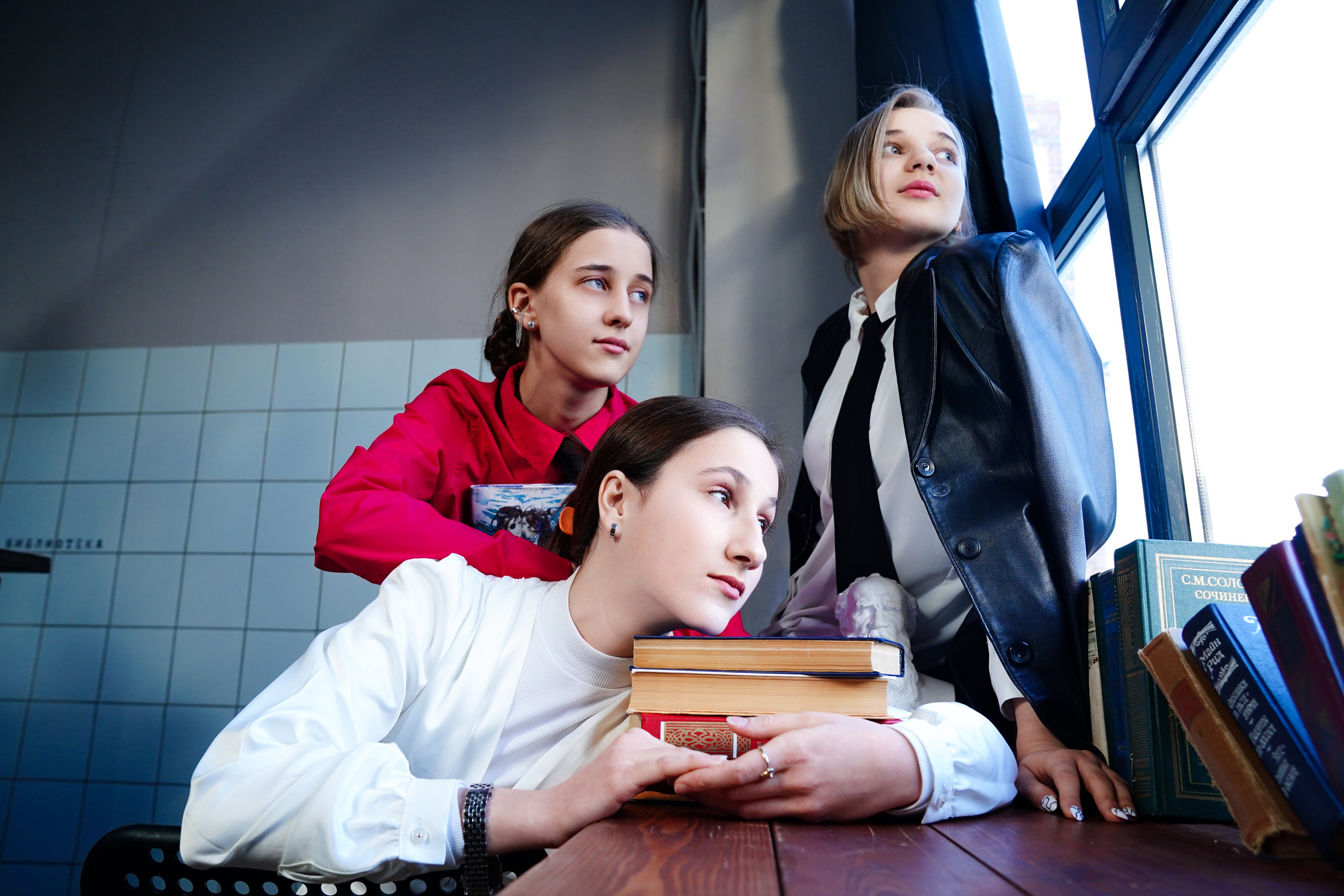 Съемка в библиотеке Лофт. MEMENTO.Выпускные альбомы, школьные, юбилейные и другие книги. Ростов-на-Дону