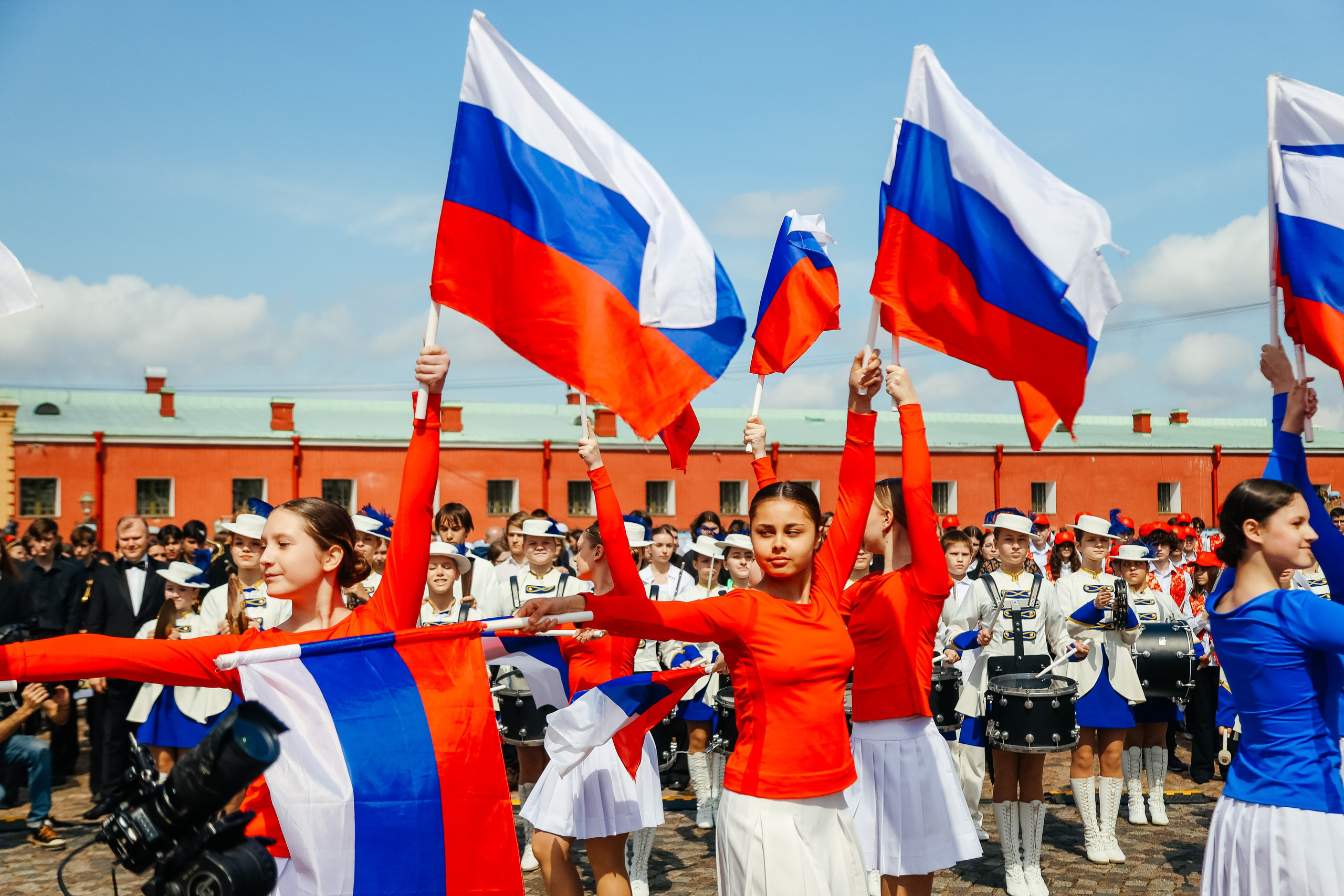 Парад детских духовых оркестров. Семейный фотограф Любовь Саркеева