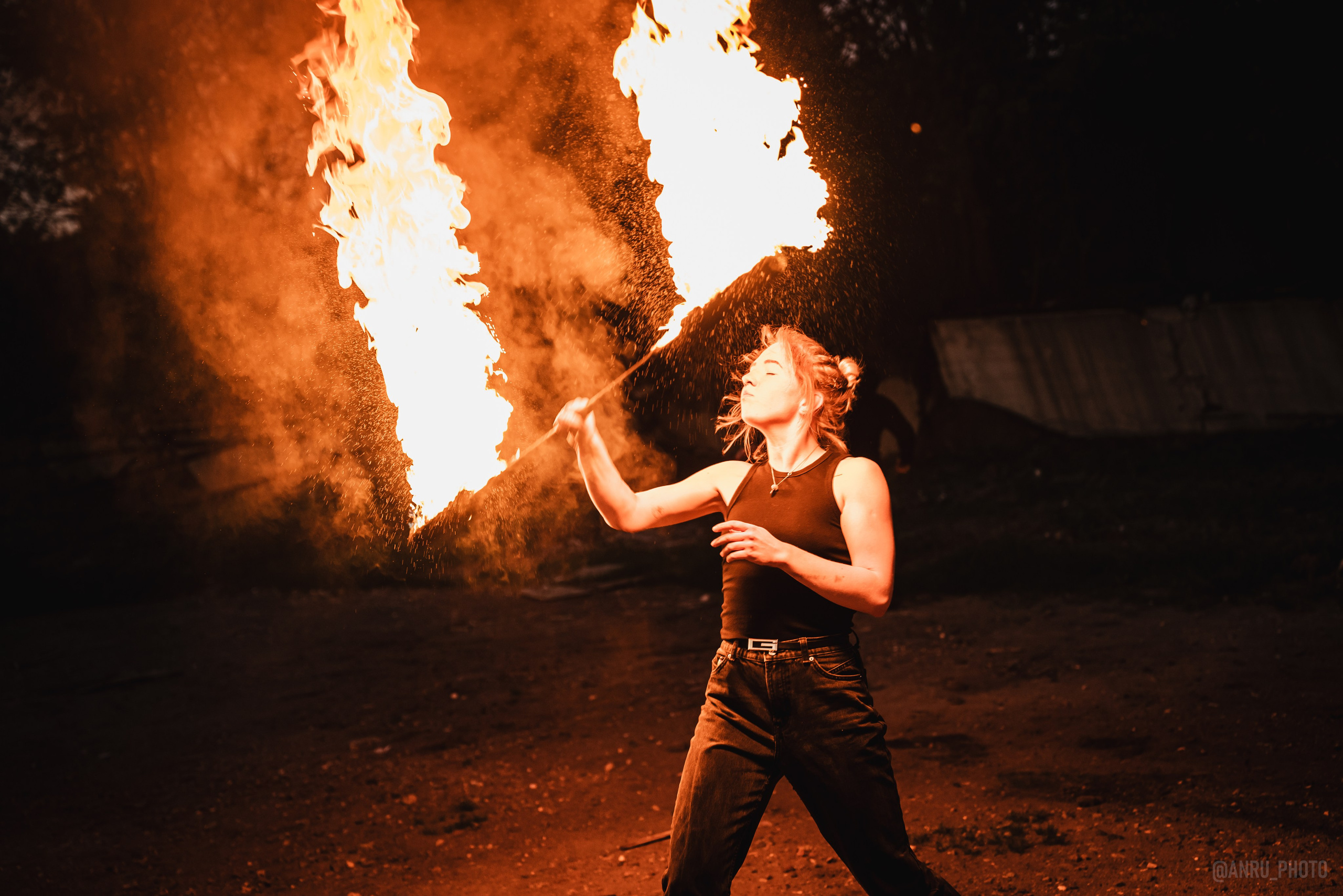 Огненная тренировка. Репортажный фотограф Анастасия Рубцова