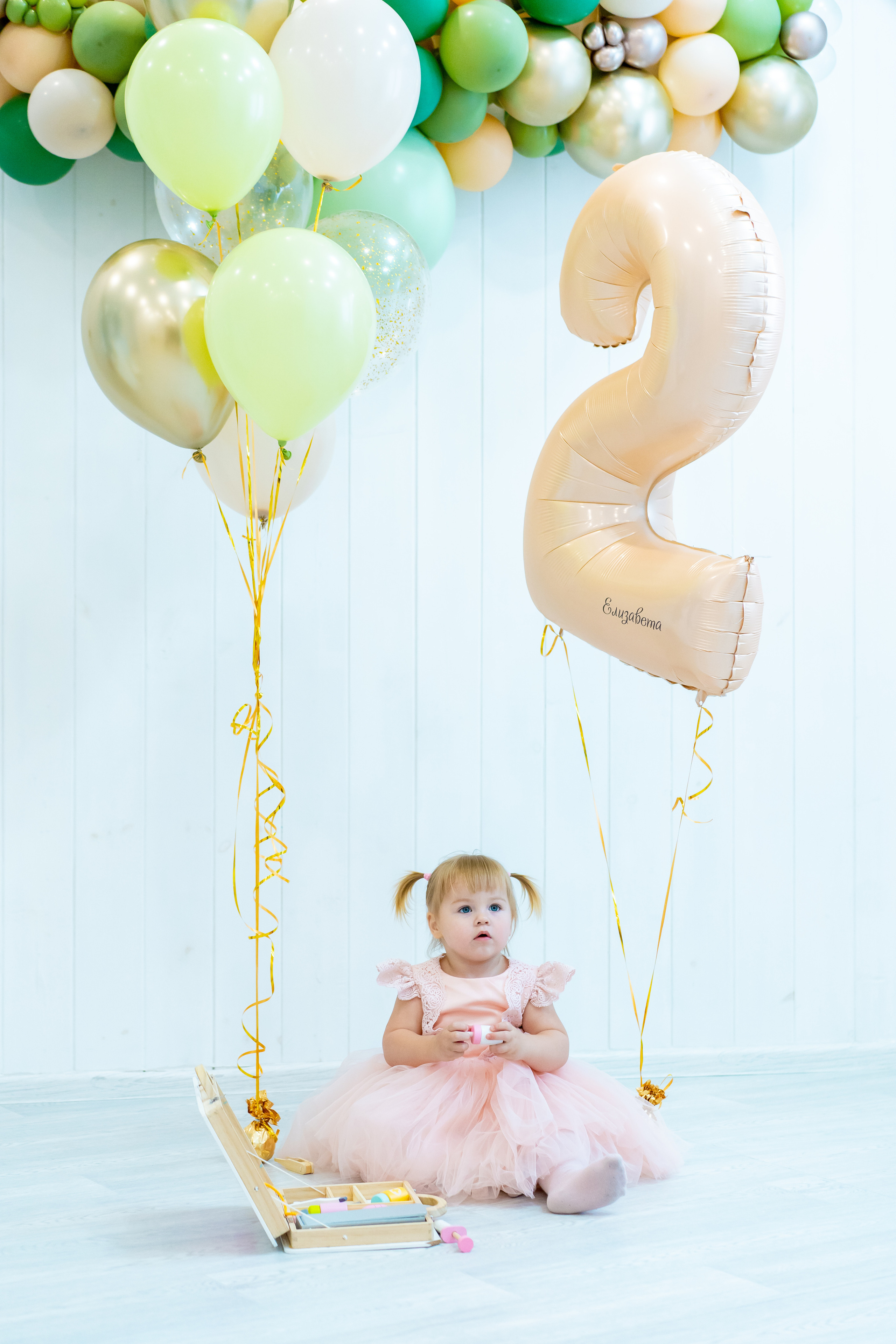 Два годика Елизавете. Фотограф Казакова Анастасия