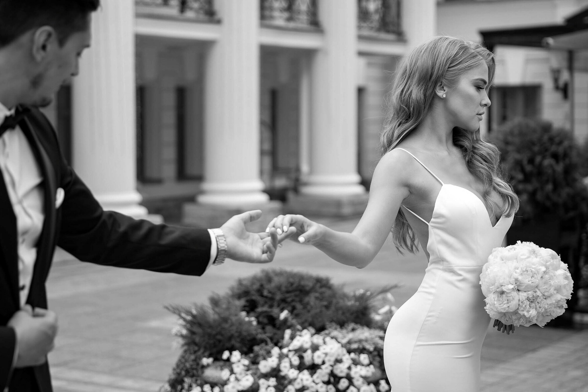 Стильная свадьба со сборами в гостинице Эрмитаж. Свадебный фотограф в Санкт-Петербурге и Москве Андрей Нестеров