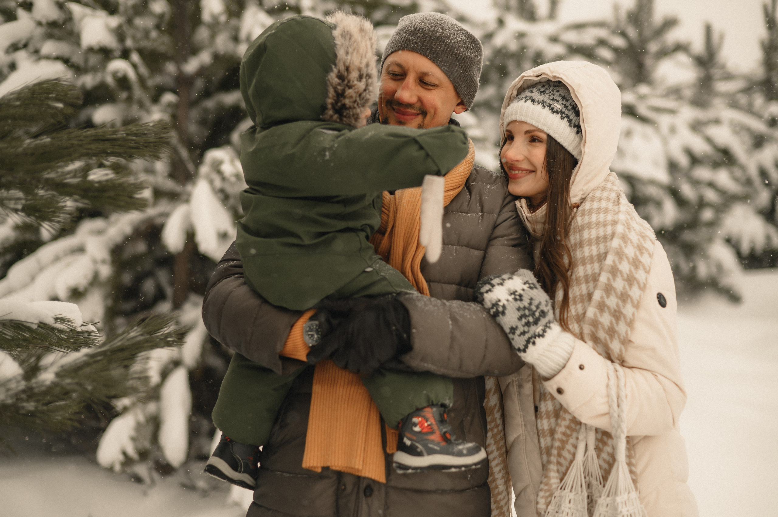 Прогулка в снегопад. Семейный фотограф в г. Ставрополь, Сорокина Мария