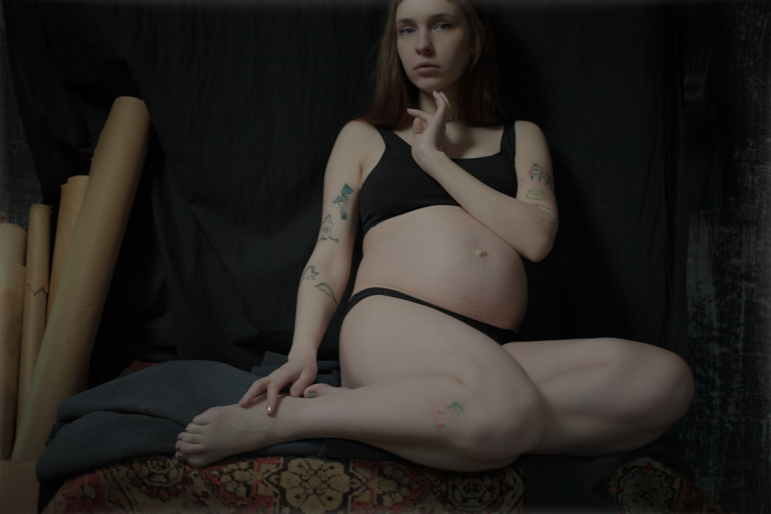 Катя. Домашняя студия. RawCat. Портретная фотография Екатеринбург